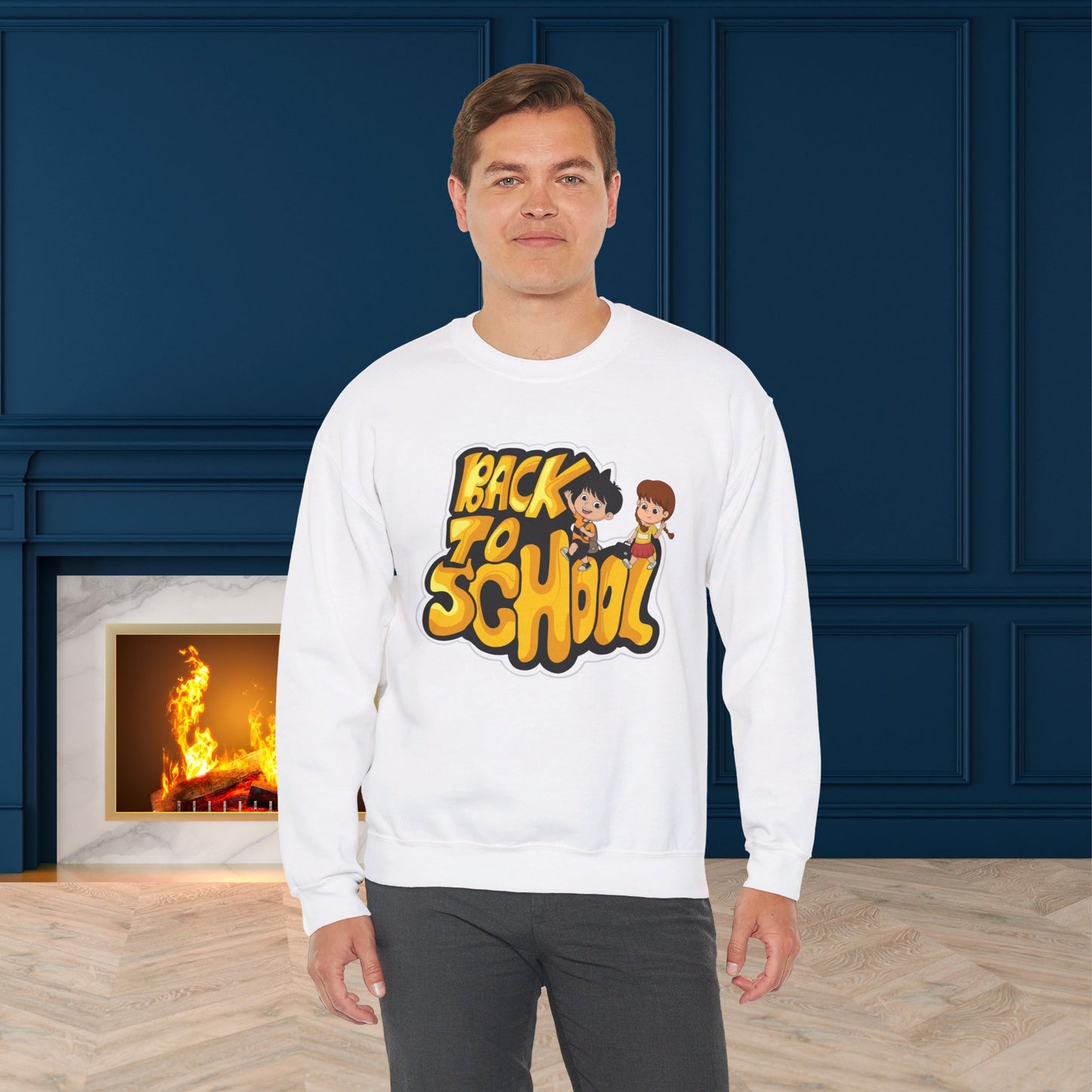 Back To school unisex heavy blend crewneck sweatshirt, We Love Teachers Sweatshirt,Teacher Back To school Sweatshirt. First Day Vibes Sweatshirt.