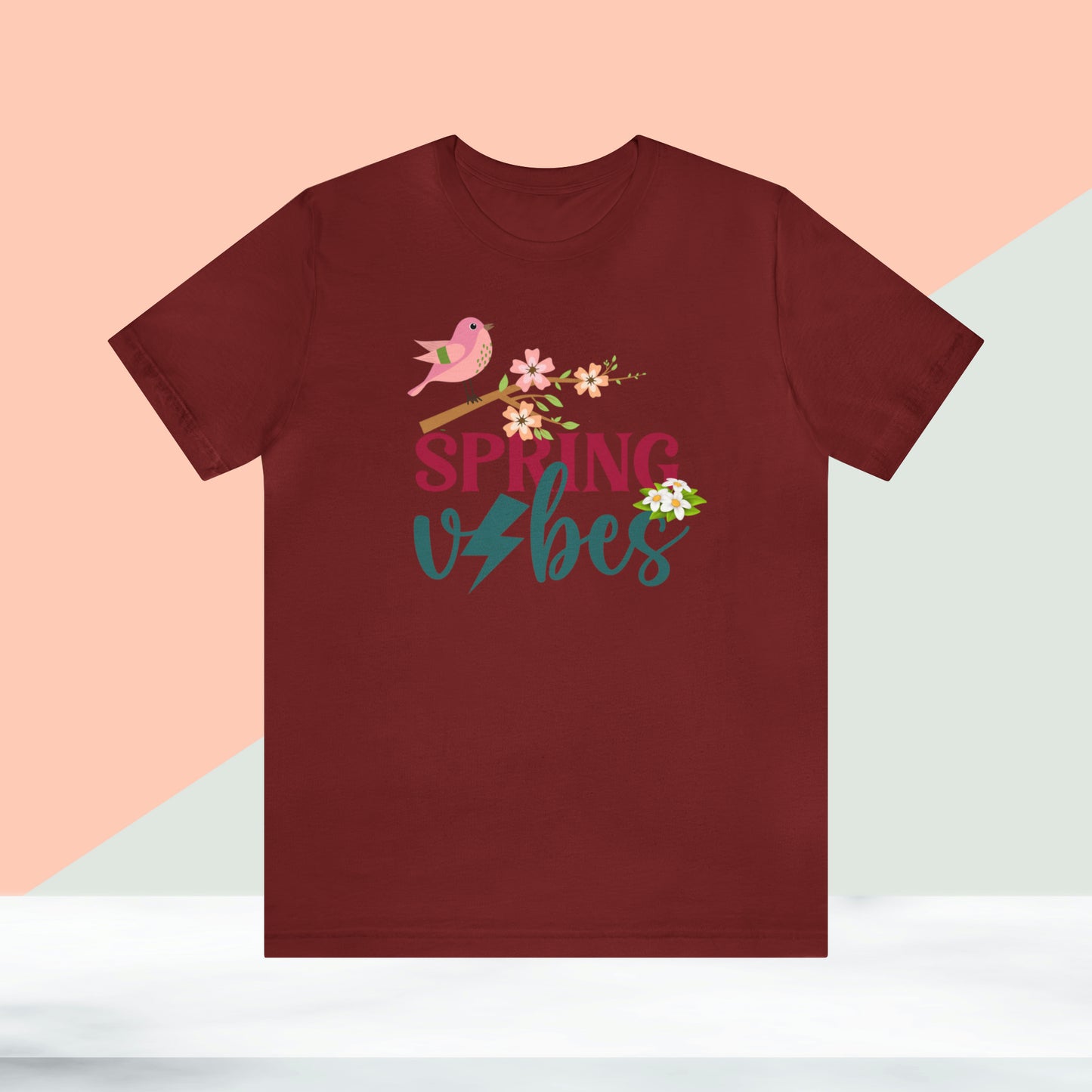 Spring Unisex T-shirt, Spring Vibes Trendy Shirt.