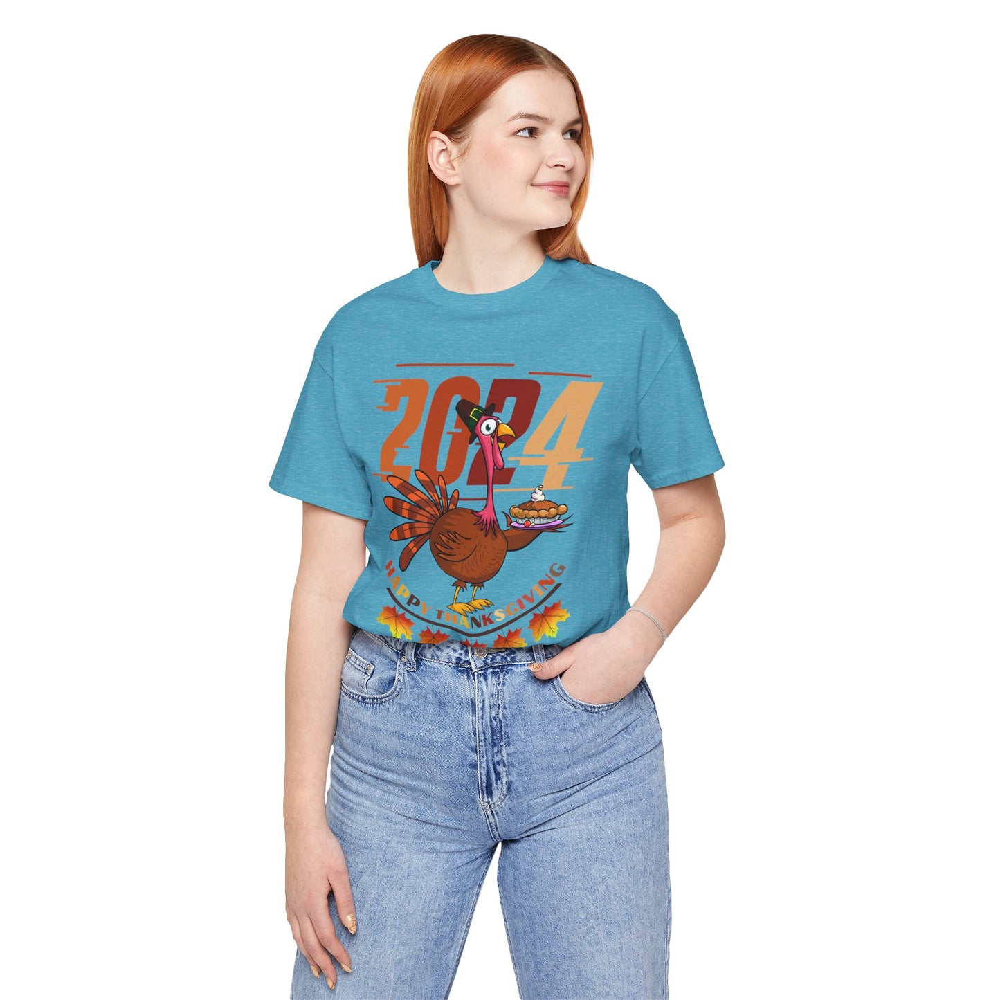 Thanksgiving T-shirt, Happy thanksgiving 2024 T-shirt, Thanksgiving Gift,Turkey Shirt, Family Thanksgiving, Holiday Outfit.
