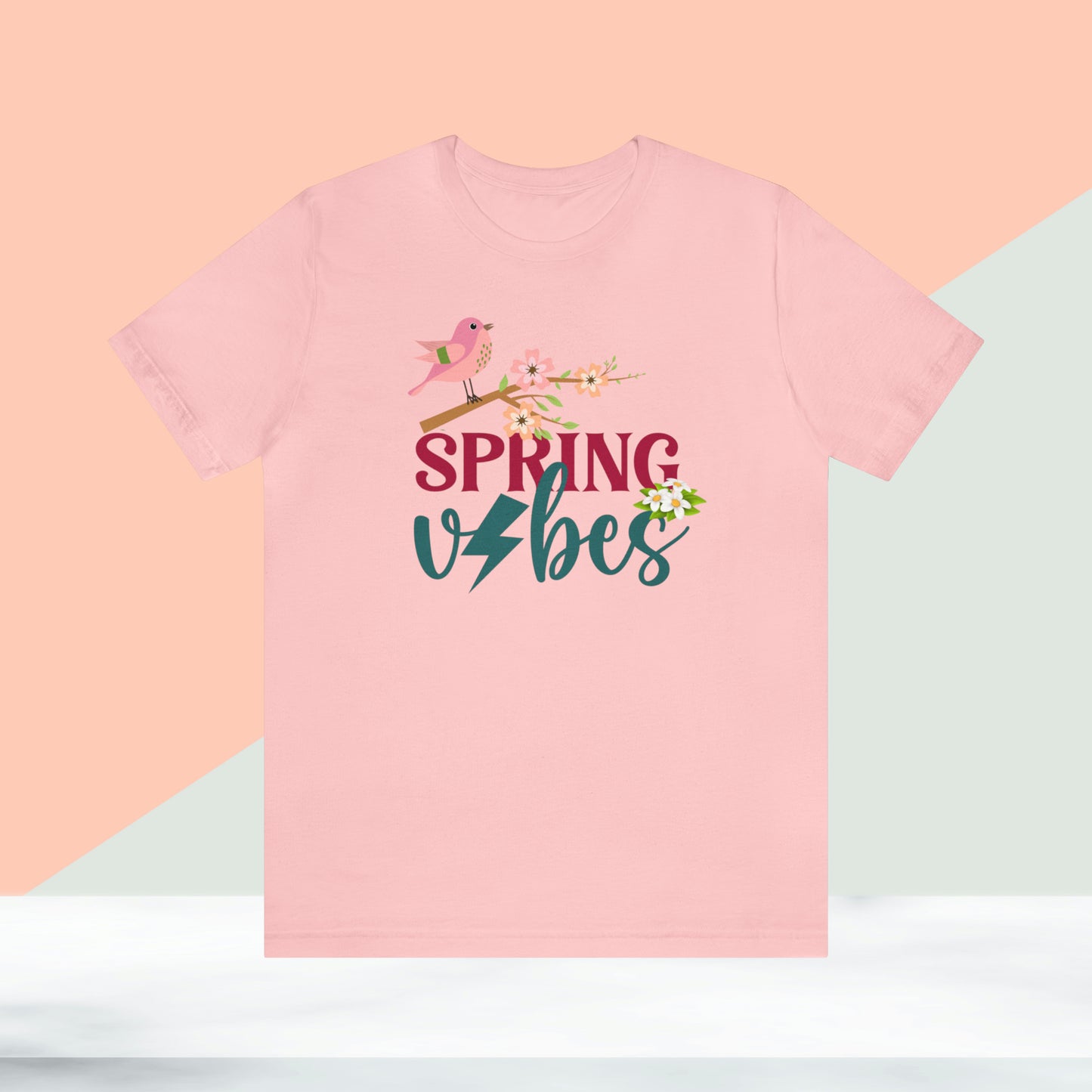 Spring Unisex T-shirt, Spring Vibes Trendy Shirt.