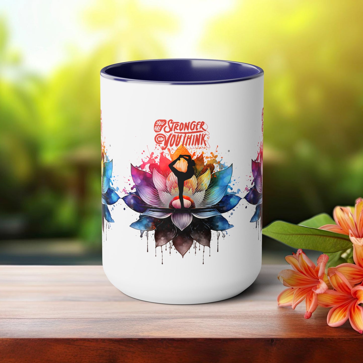 You Are stronger Then You Think Yoga Coffee Mug, Cute Yoga Coffee Mug, Yoga lovers Coffee Mug, Yoga Instructor Gift, Gift For Yoga lover, Gift For Yogi.