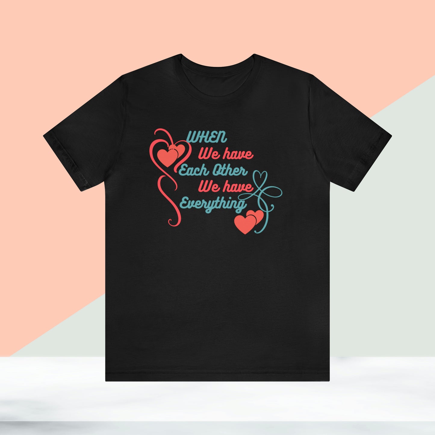 Happy valentines day Unisex Jersey Short Sleeve Tee