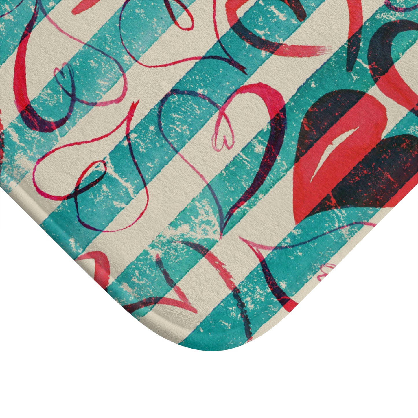 Happy Valentines Day Bath Mat