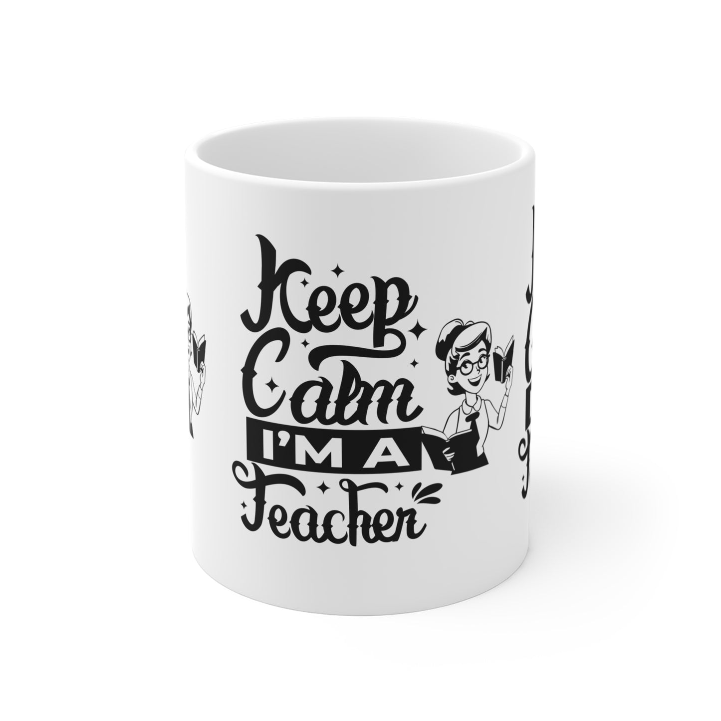 Keep Calm I Am A Teacher Mug, Back To School Mug.11oz. Ready To Rule The School Mug.11oz. Ready for School Mug.