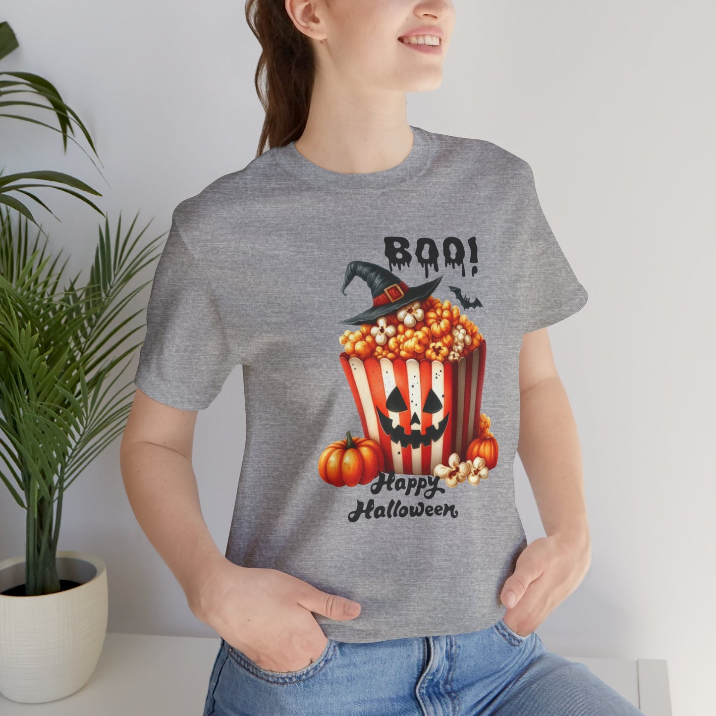 Boo Happy Halloween T-shirt, Happy Halloween T-shirt, Trick Or Treat T-shirt, Halloween T-shirt, Cool Halloween T-shirt, Spooky T-shirt,