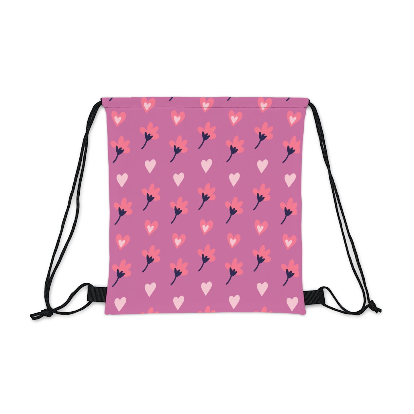 Happy Valentines Day Drawstring Bag