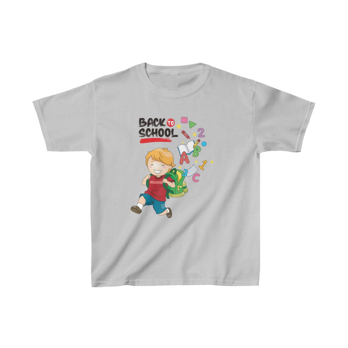 Back To School Kids Heavy Cotton™ Tee, Back to school Kids Shirt, 1st Day Of School Shirt, Back To School Cotton T-Shirt.