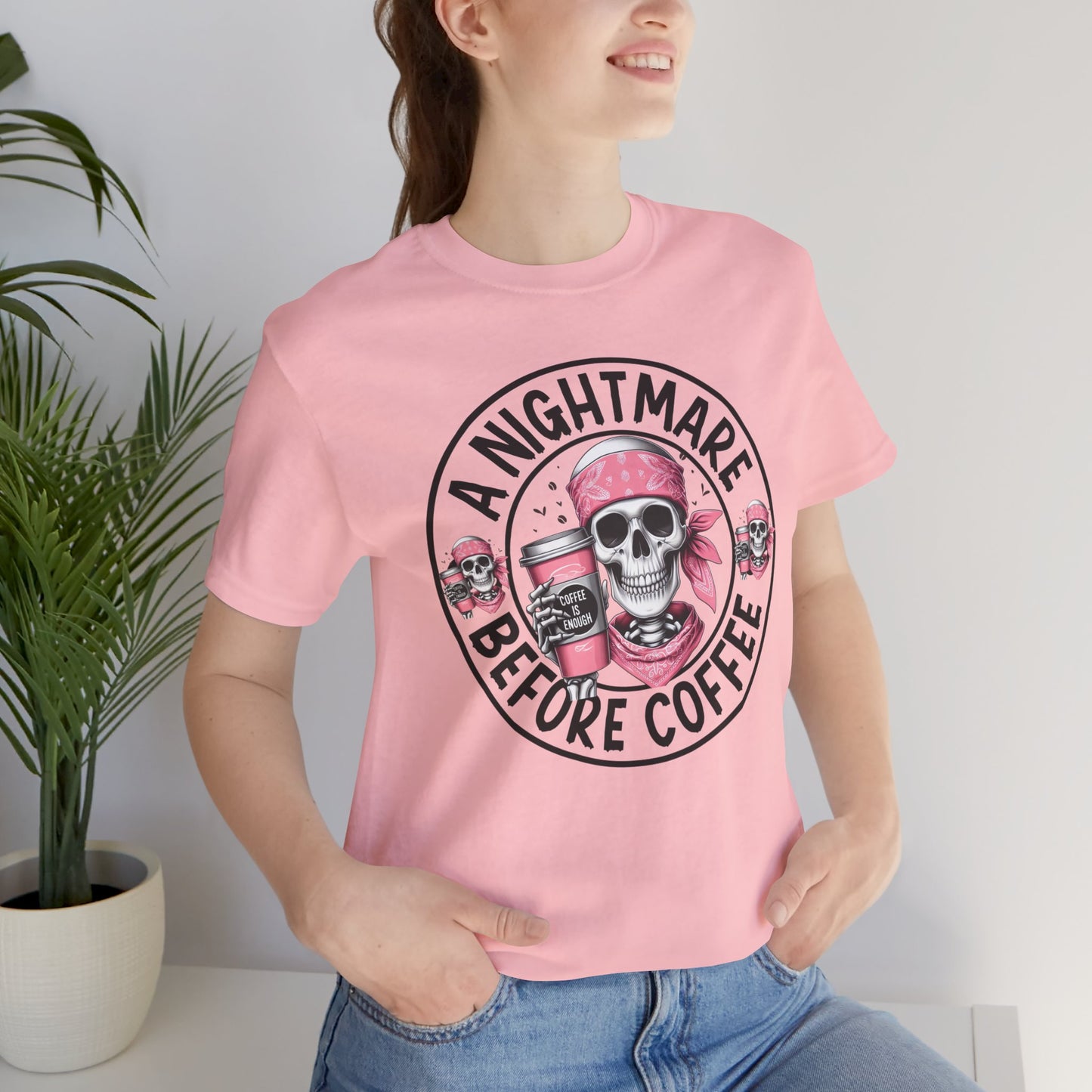 A Nightmare Before coffee T-shirt, Happy Halloween T-shirt, Trick Or Treat T-shirt, Halloween T-shirt, Cool Halloween T-shirt, Spooky T-shirt,