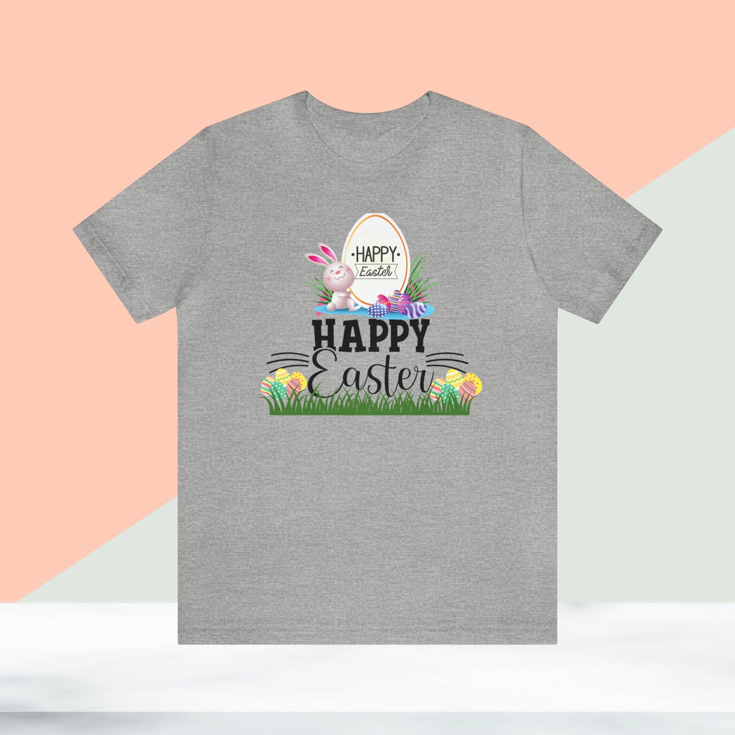Happy Easter Unisex Jersey Short Sleeve Tee