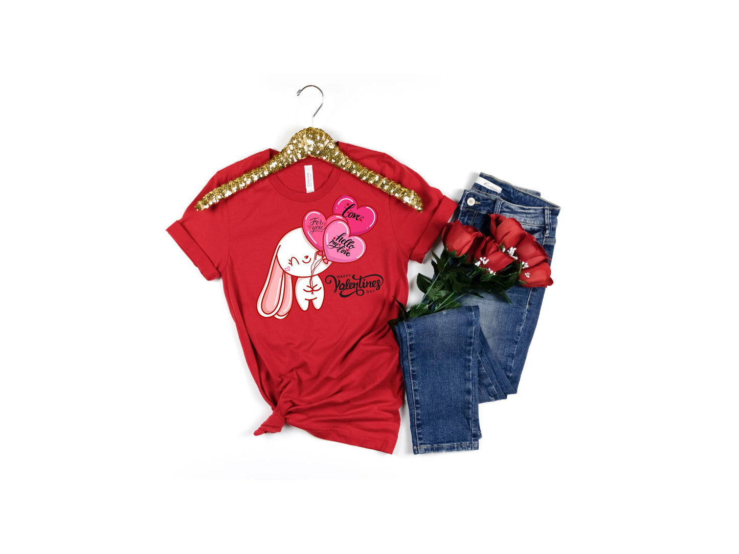 Happy valentines day Unisex Jersey Short Sleeve Tee