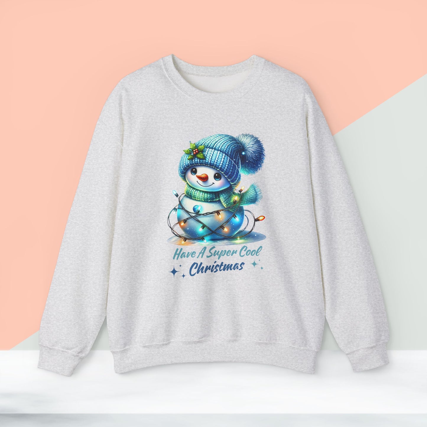 Have A Super Cool Christmas Sweatshirt - Unisex Heavy Blend, Merry Christmas, Festive, Christmas Gift, Crewneck, merry Christmas Sweatshirt, Christmas Sweatshirt Christmas Gift, Festive Sweatshirt.