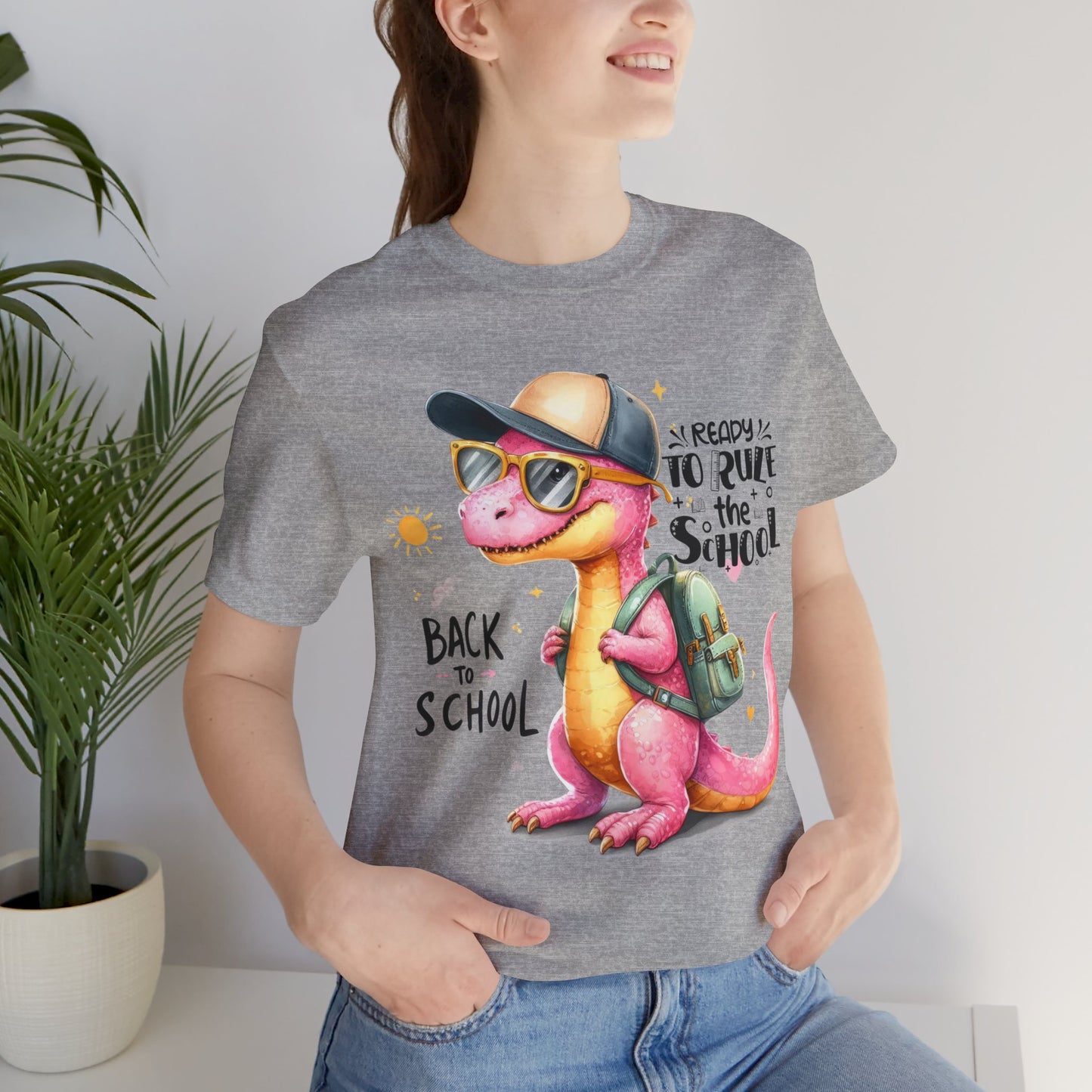 Ready To Rule The School T-shirt, Back To School T-Shirt, Teacher Back To school unisex jersey short sleeve.First Day Vibes T-Shirt.