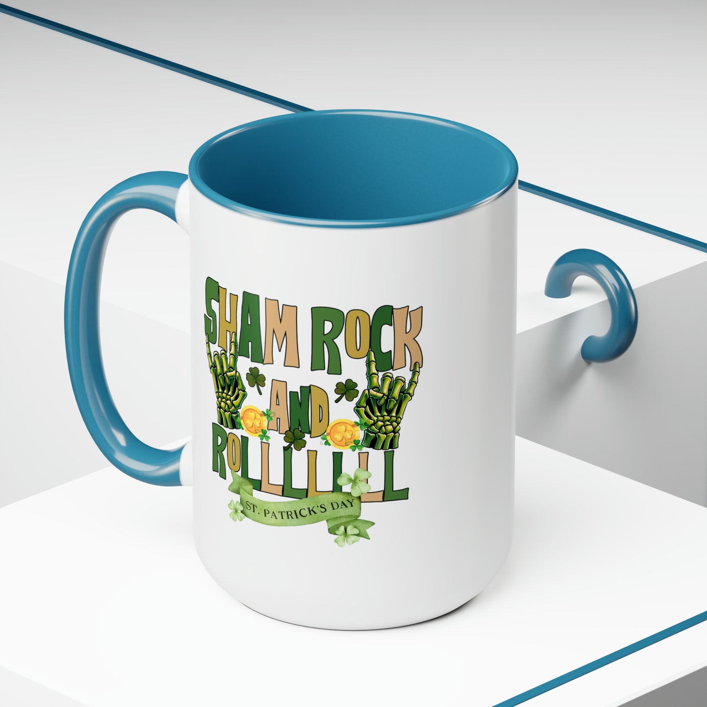 St Patrick's Day two-Tone Coffee Mugs, 15oz