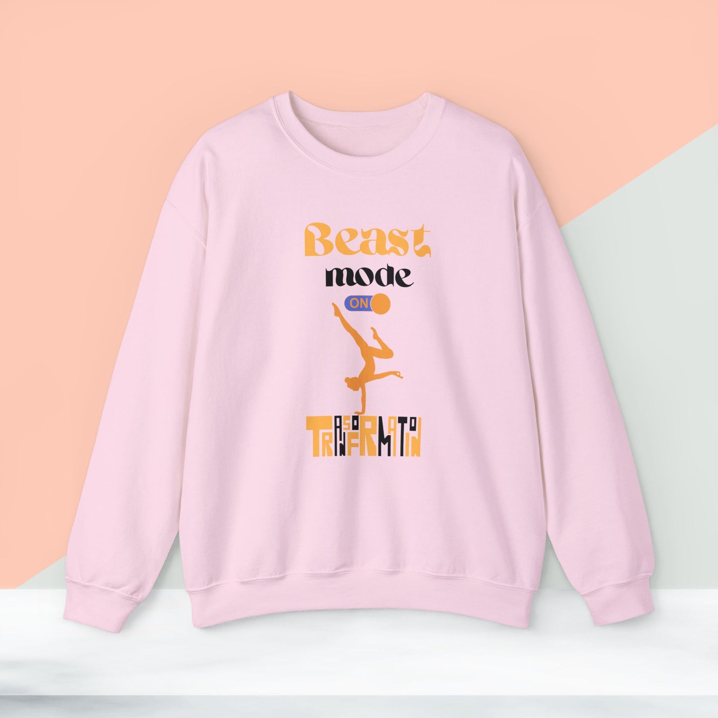 Beast Mode On Yoga unisex heavy blend crewneck sweatshirt,Yoga workout Sweatshirt,Yoga lovers Sweatshirt, Yoga Instructor Gift, Gym Sweatshirt, Gift For Yoga lovers, Gift For Yogi.