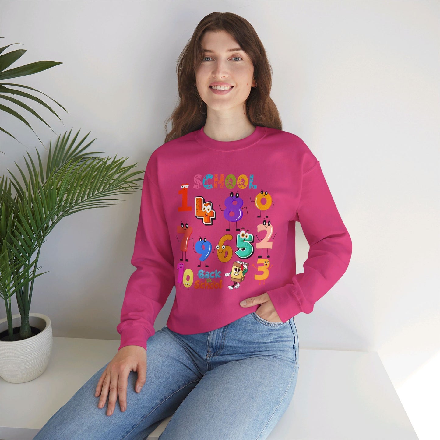 We Love Teachers Sweatshirt, Back To school unisex heavy blend crewneck sweatshirt, Teacher Back To school Sweatshirt. First Day Vibes Sweatshirt.