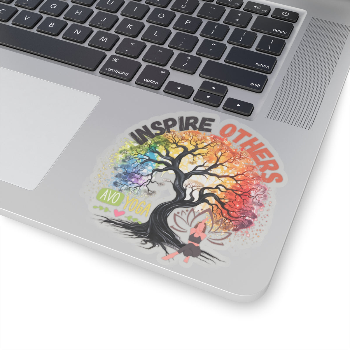 Inspire Others Yoga Kiss-Cut Stickers , Cute Yoga Kiss-Cut Stickers, Mindful Gift, Yoga lovers Kiss-Cut Stickers, Yoga Instructor Gift, Gift For Yoga lovers, Gift For Yogi.