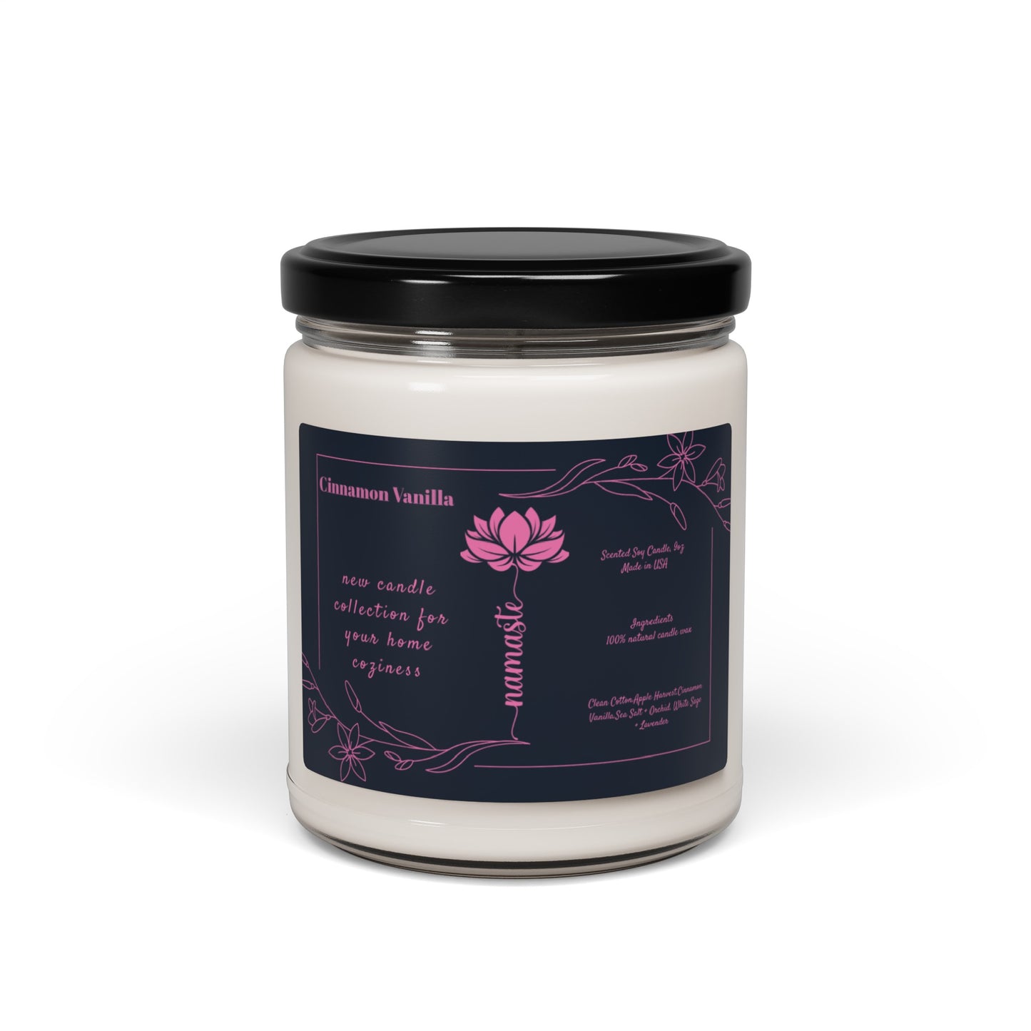 Yoga Scented Soy Candle, 9oz,Yoga , CuteCandle, Mindful Gift, Yoga lovers candle, Yoga Instructor Gift, Gift For Yoga lovers, Gift For Yogi.