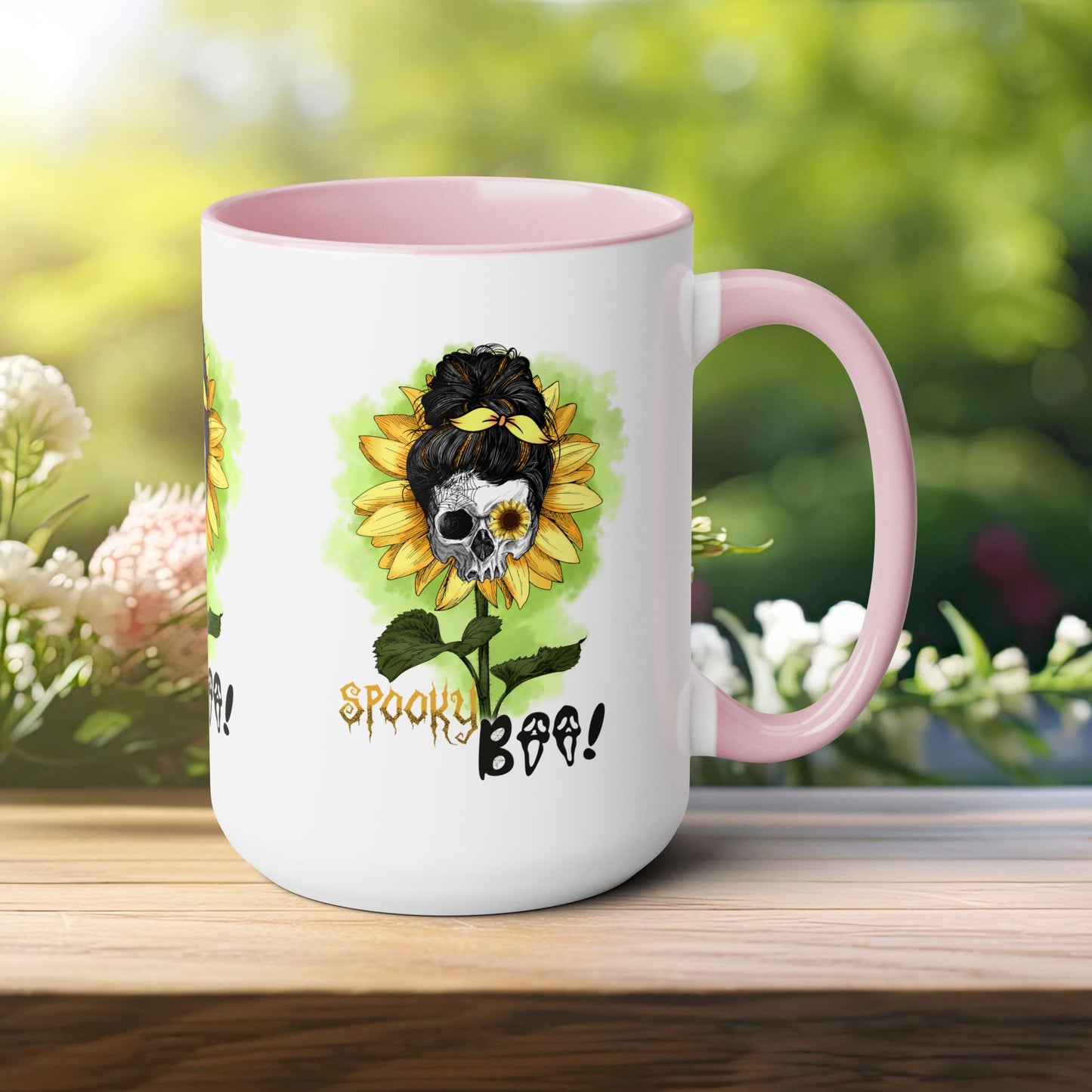 Spooky Boo Halloween Coffee Mug, Let's Go Halloween Coffee Mug, Trick or Treat Halloween Coffee Mug, Cute Ghost Coffee Mug, Spooky Season Halloween Coffee Mug.