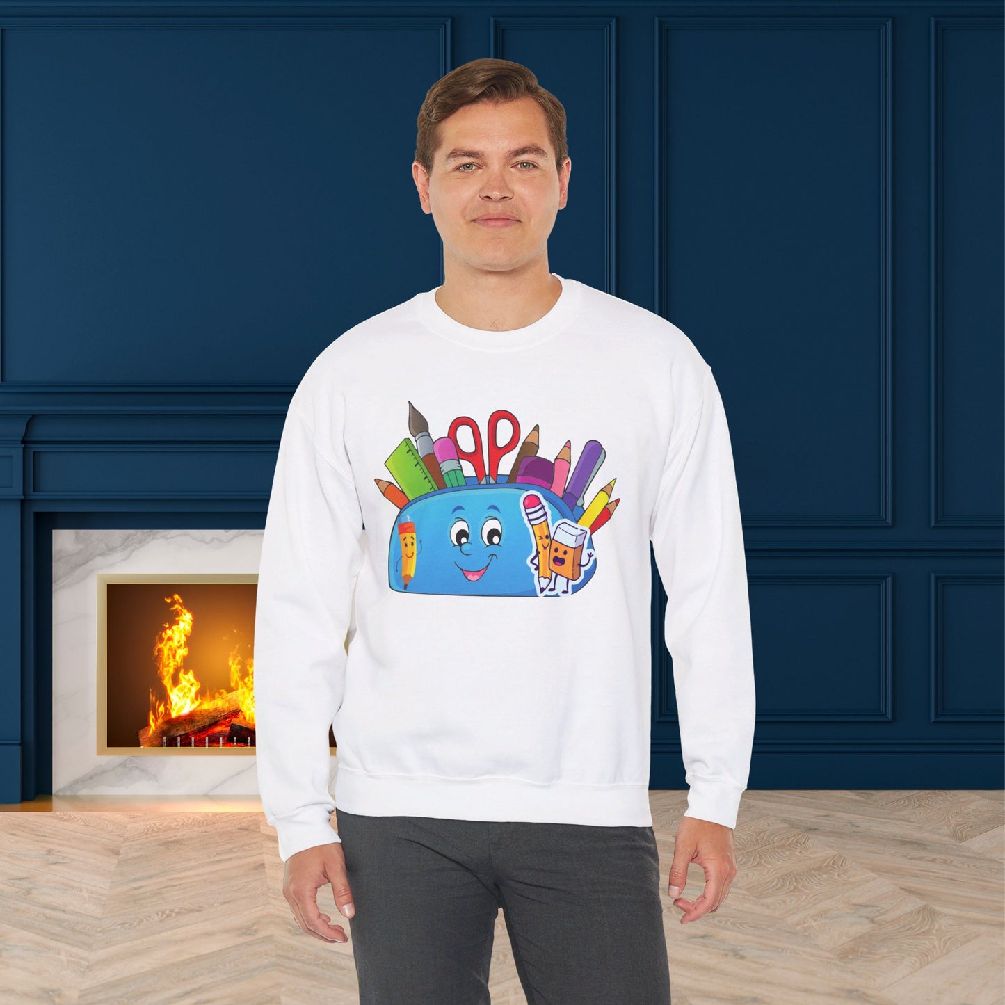 We Love Teachers Sweatshirt, Back To school unisex heavy blend crewneck sweatshirt, Teacher Back To school Sweatshirt. First Day Vibes Sweatshirt.