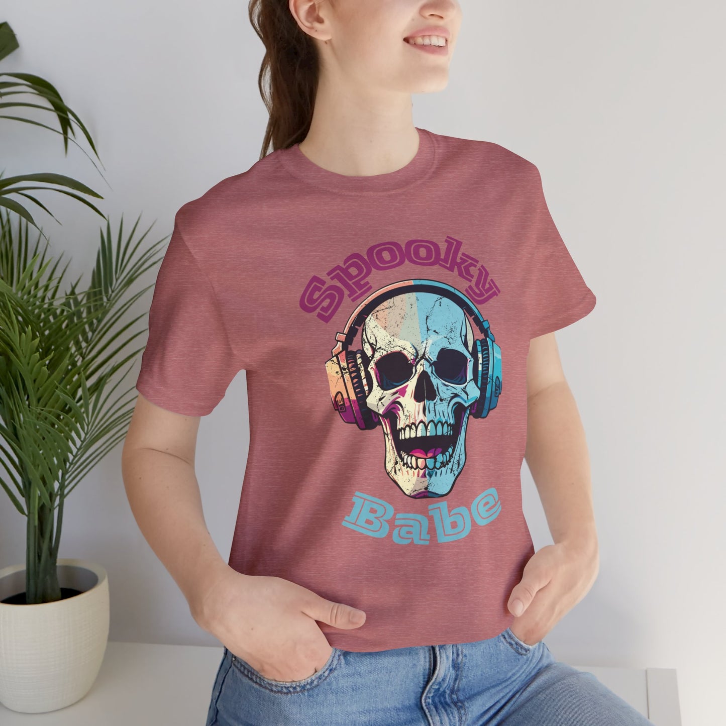 Spooky Babe Halloween T-shirt, Happy Halloween T-shirt, Trick Or Treat T-shirt, Halloween T-shirt, Cool Halloween T-shirt, Spooky T-shirt,