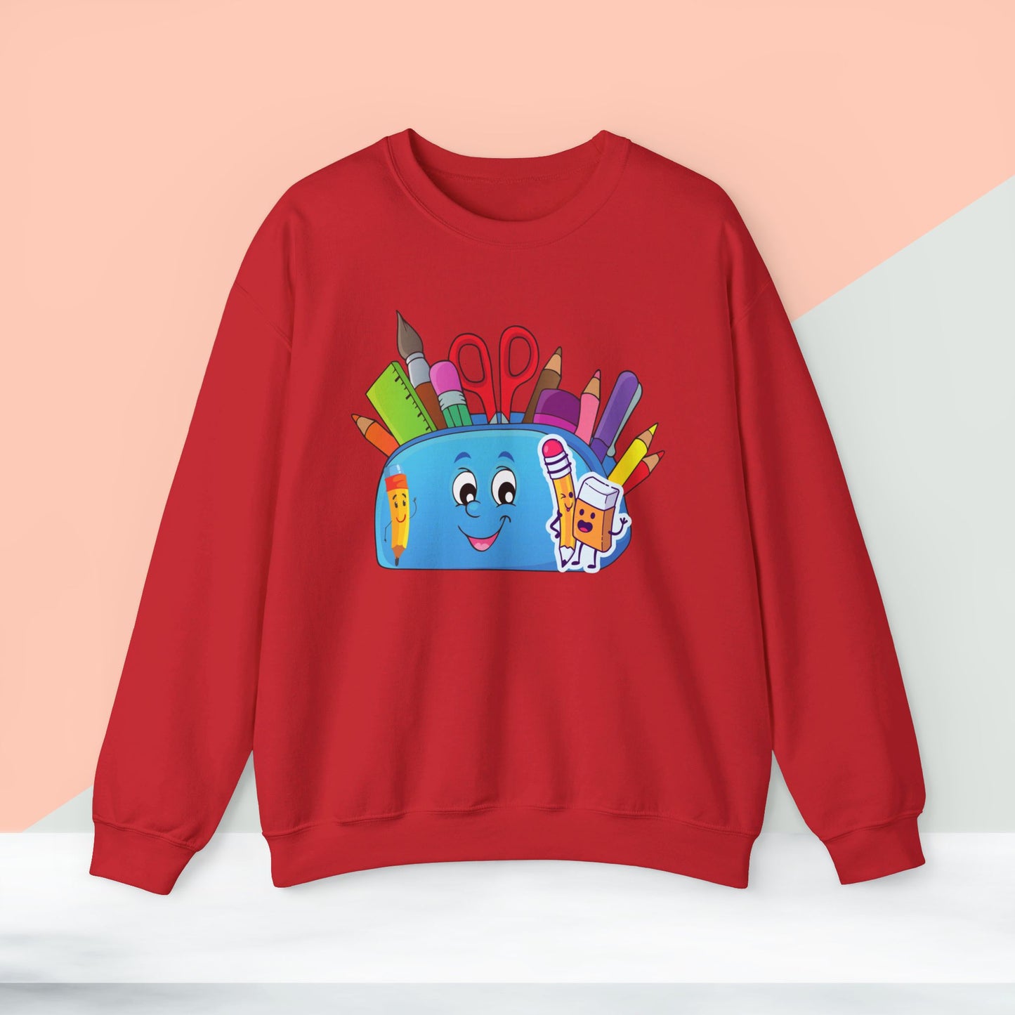 We Love Teachers Sweatshirt, Back To school unisex heavy blend crewneck sweatshirt, Teacher Back To school Sweatshirt. First Day Vibes Sweatshirt.