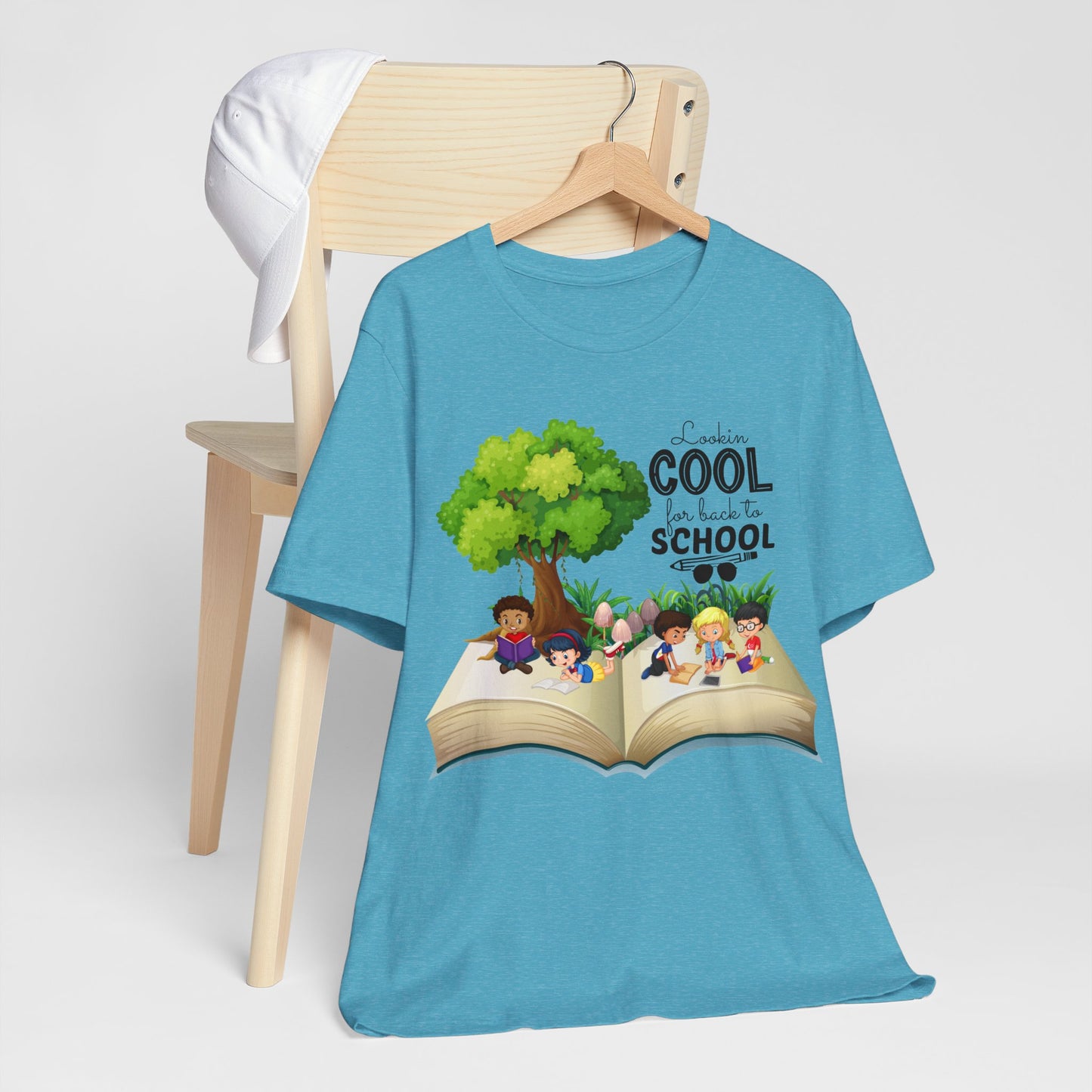 Looking Cool For BackTo School T-Shirt, Hello Teacher T-Shirt, Back To School T-Shirt, Teach Love Inspire Teacher Shirt, Teacher Back To school unisex jersey short sleeve.First Day Vibes T-Shirt.