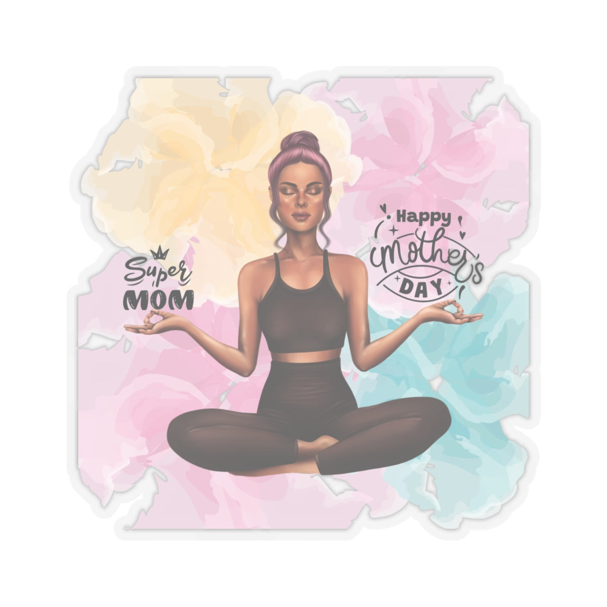 Happy Mother's Day Kiss-Cut Stickers