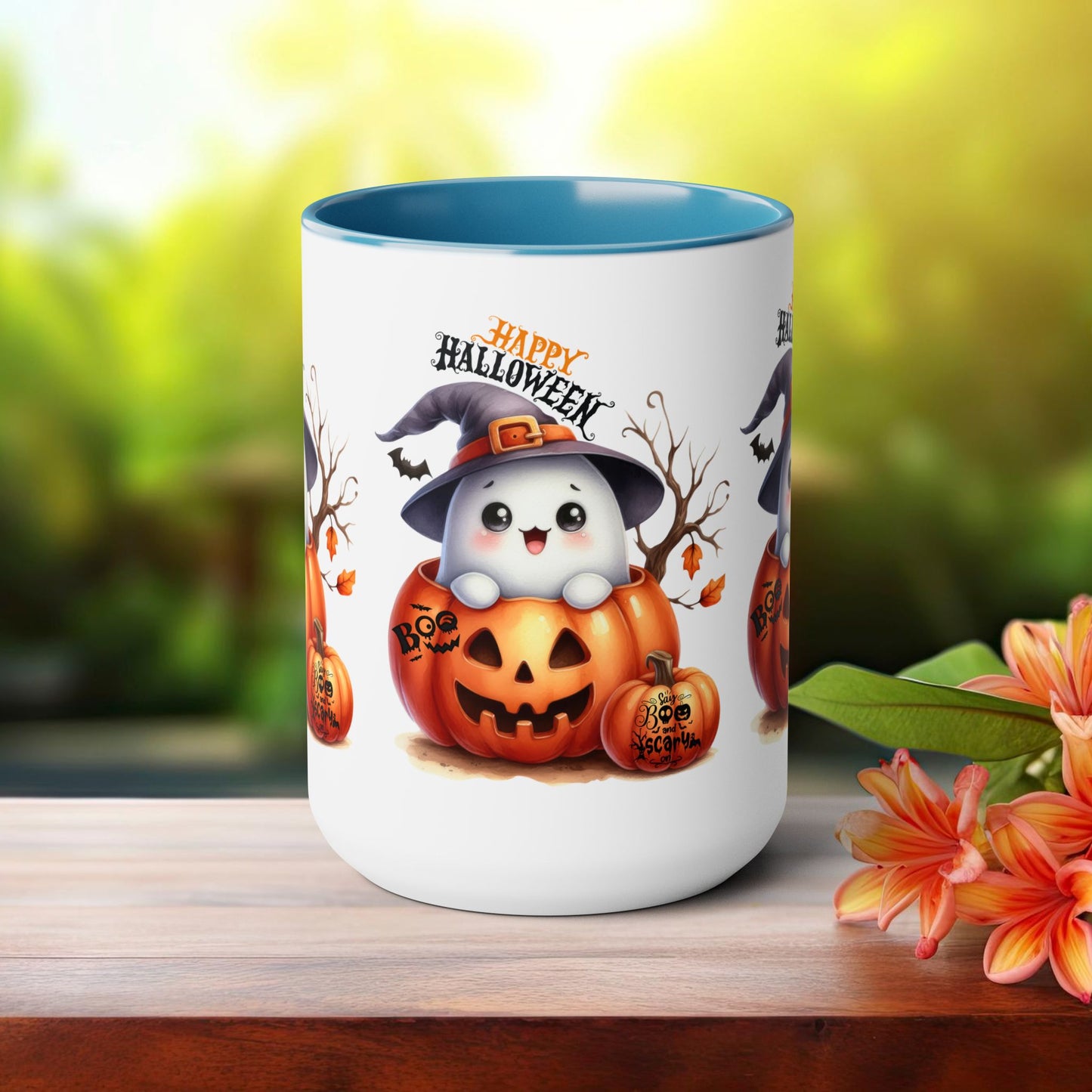 Happy Halloween Coffee Mug, Let's Go Halloween Coffee Mug, Trick or Treat Halloween Coffee Mug, Cute Skeleton Coffee Mug, Spooky Season Halloween Coffee Mug.