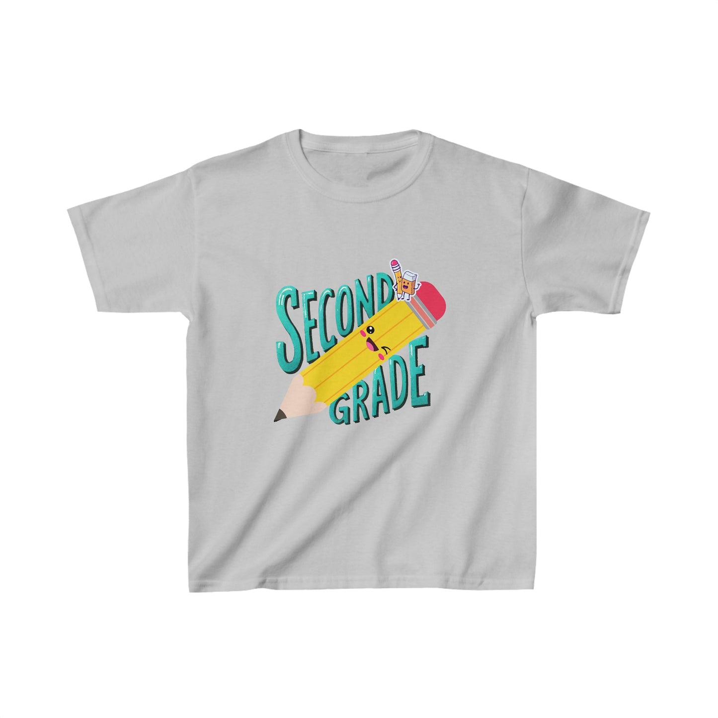 Second Grade Back To School Kids Heavy Cotton™ Tee, Back to school Kids Shirt, 1st Day Of School Shirt, Back To School Cotton T-Shirt.
