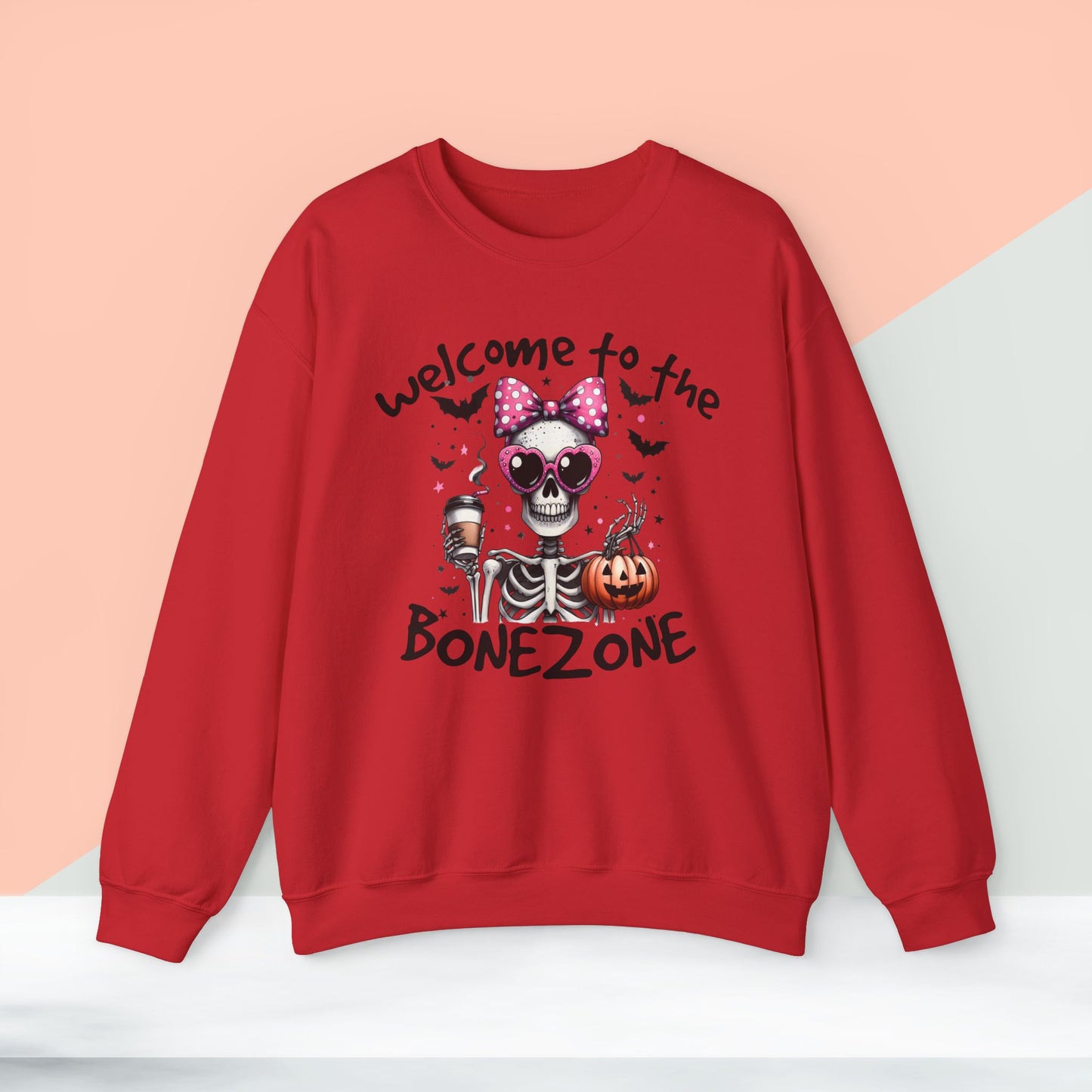 Halloween Sweatshirt, Happy Halloween Sweatshirt - Unisex Heavy Blend Crewneck, Halloween Sweatshirt, Cute Spooky Ghost sweatshirt.