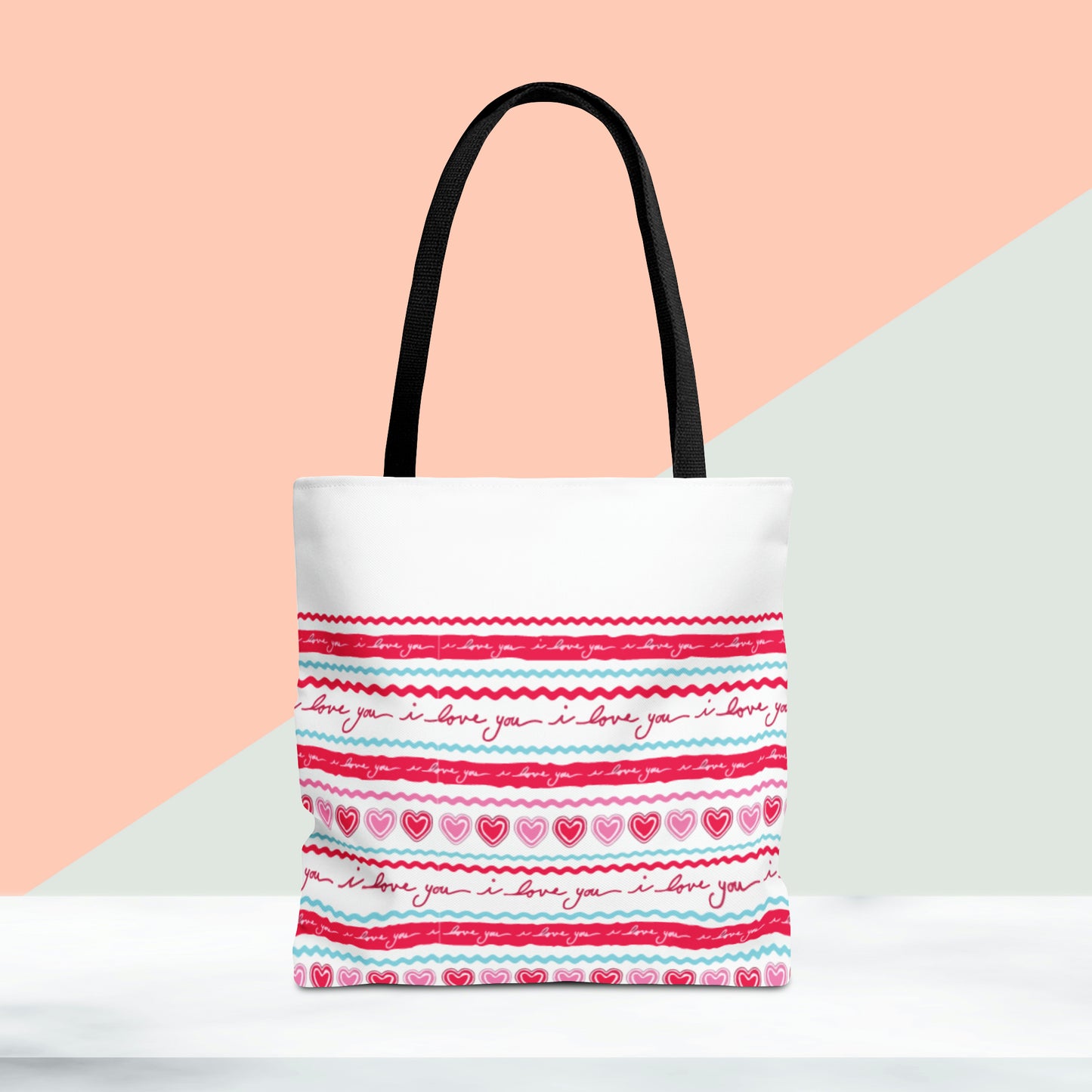 Happy Valentines Day Tote Bag