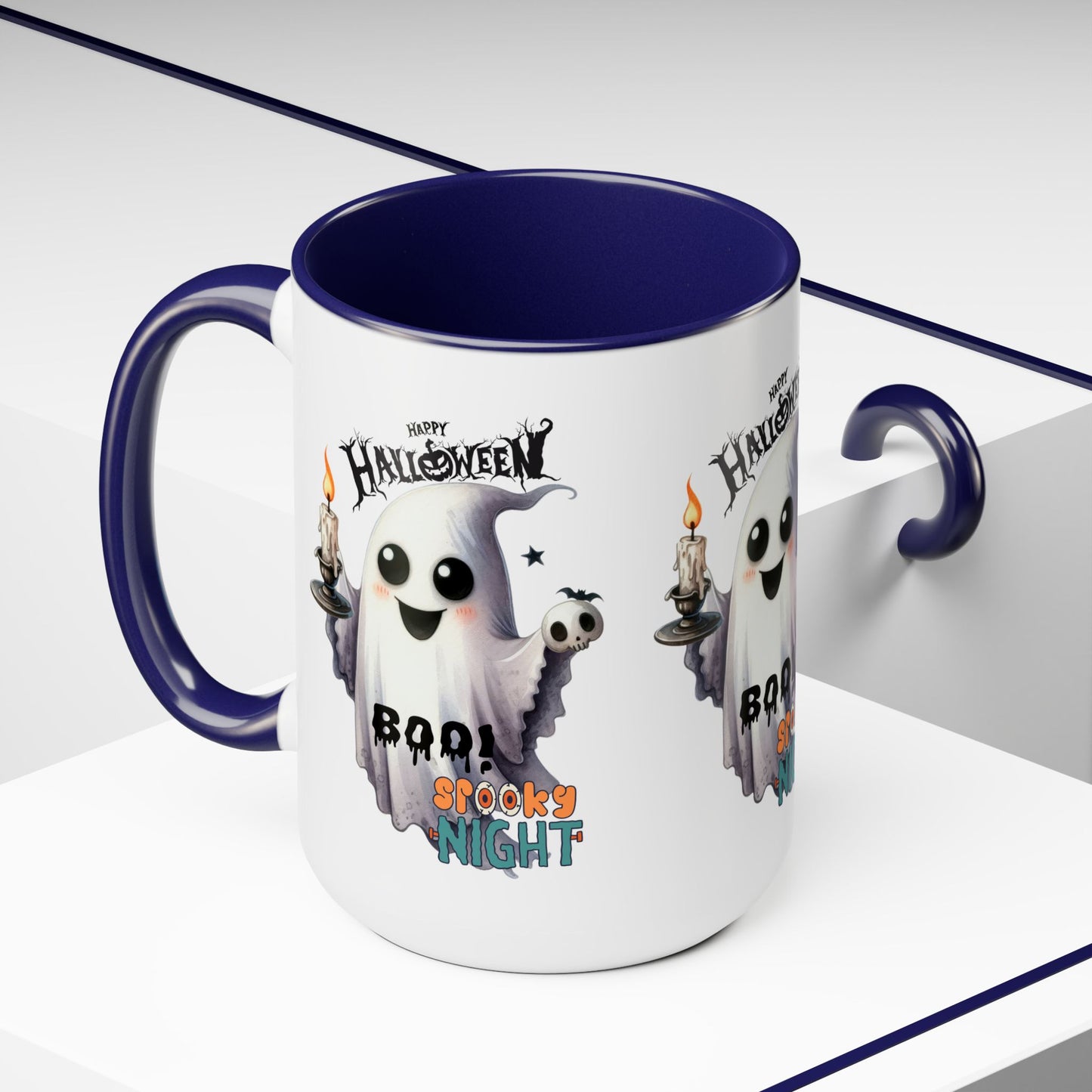 Spooky Night Halloween Coffee Mug, Let's Go Halloween Coffee Mug, Trick or Treat Halloween Coffee Mug, Cute Skeleton Coffee Mug, Spooky Season Halloween Coffee Mug.