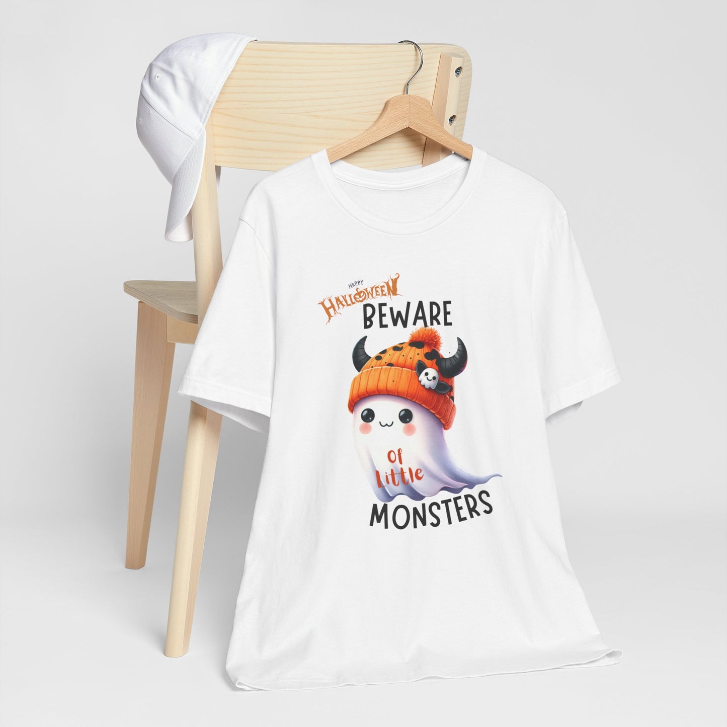 Beware Of Little Monsters T-shirt, Happy Halloween Skeleton T-shirt, Happy Halloween T-shirt, Trick Or Treat T-shirt, Halloween T-shirt, Cool Halloween T-shirt, Spooky T-shirt,