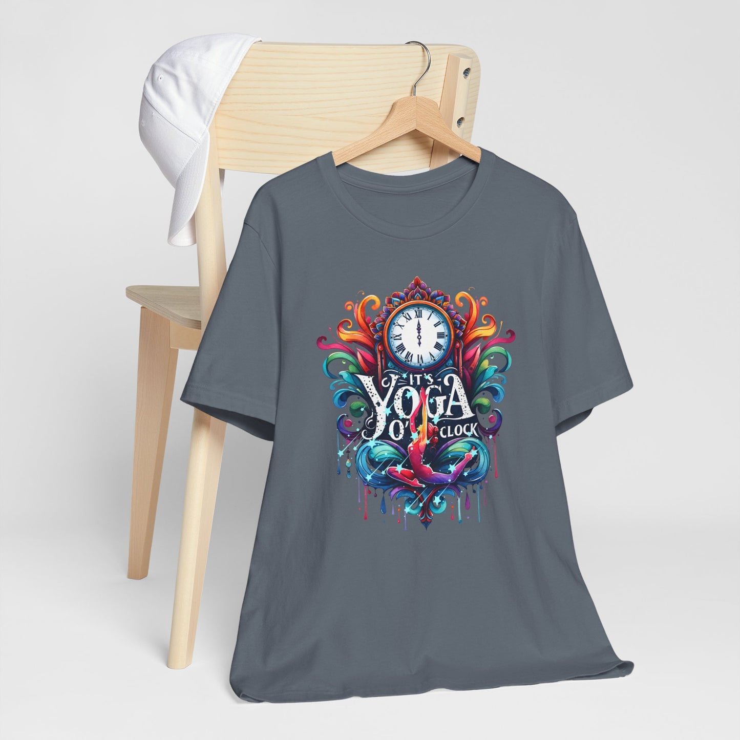 It's Yoga O'clock Yoga T-Shirt, Cute Yoga workout Shirt, Yoga lovers T-shirt, Yoga Instructor Gift, Gym shirt, Gift For Yoga lover, Gift For Yogi.