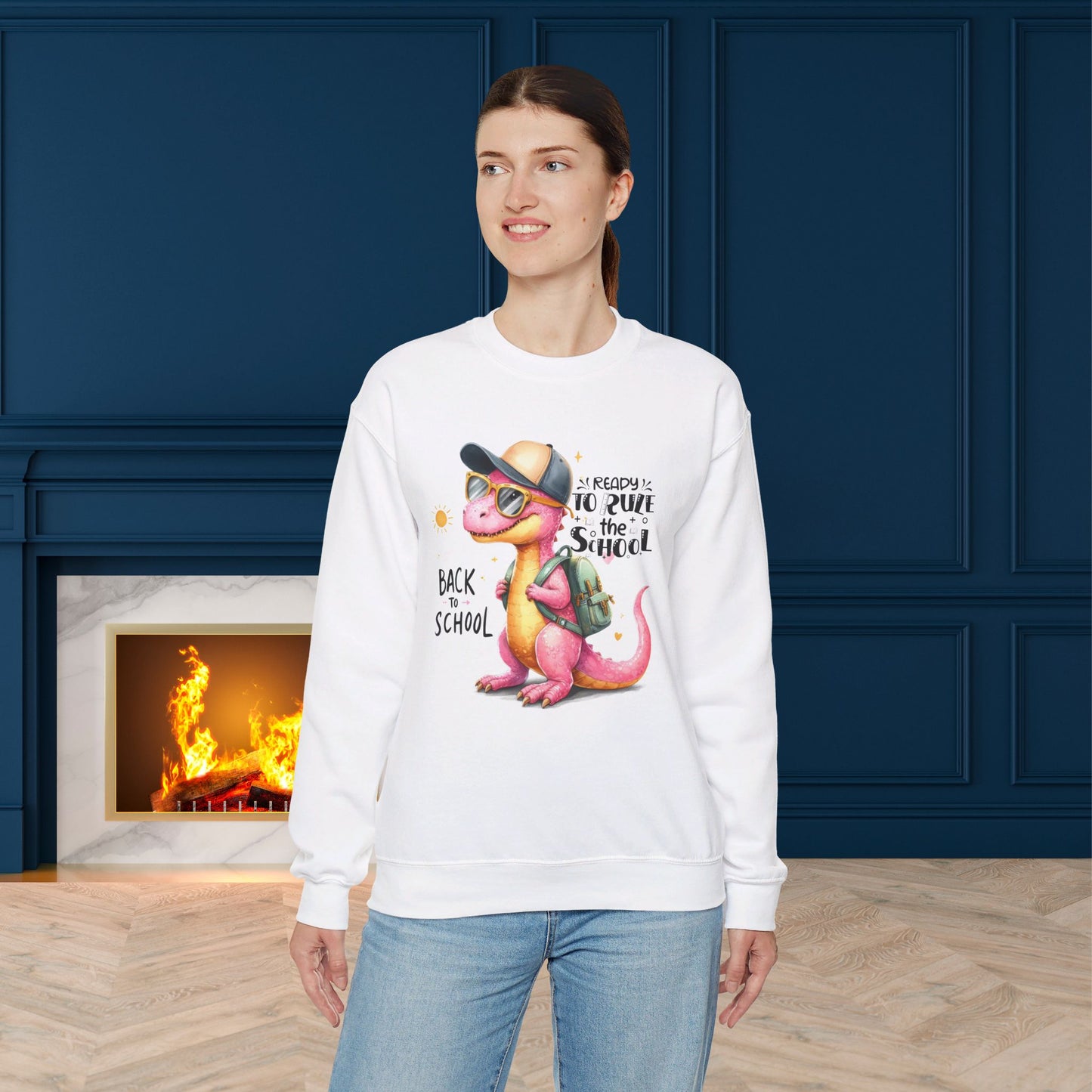 Back To school unisex heavy blend crewneck sweatshirt, We Love Teachers Sweatshirt,Teacher Back To school Sweatshirt. First Day Vibes Sweatshirt.