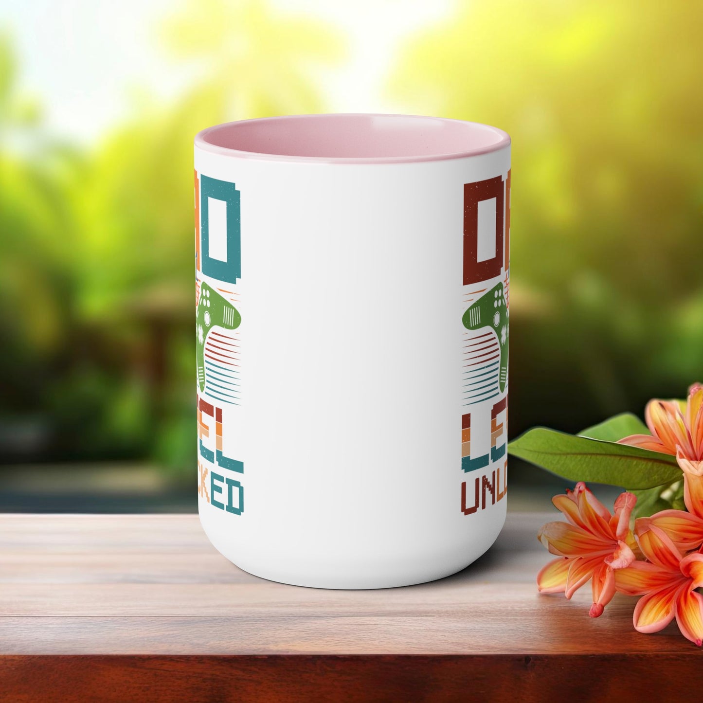 Happy father's dayTow-Tone Coffee Mug.15oz, Gift for Dad, Daddy's Coffee Mug