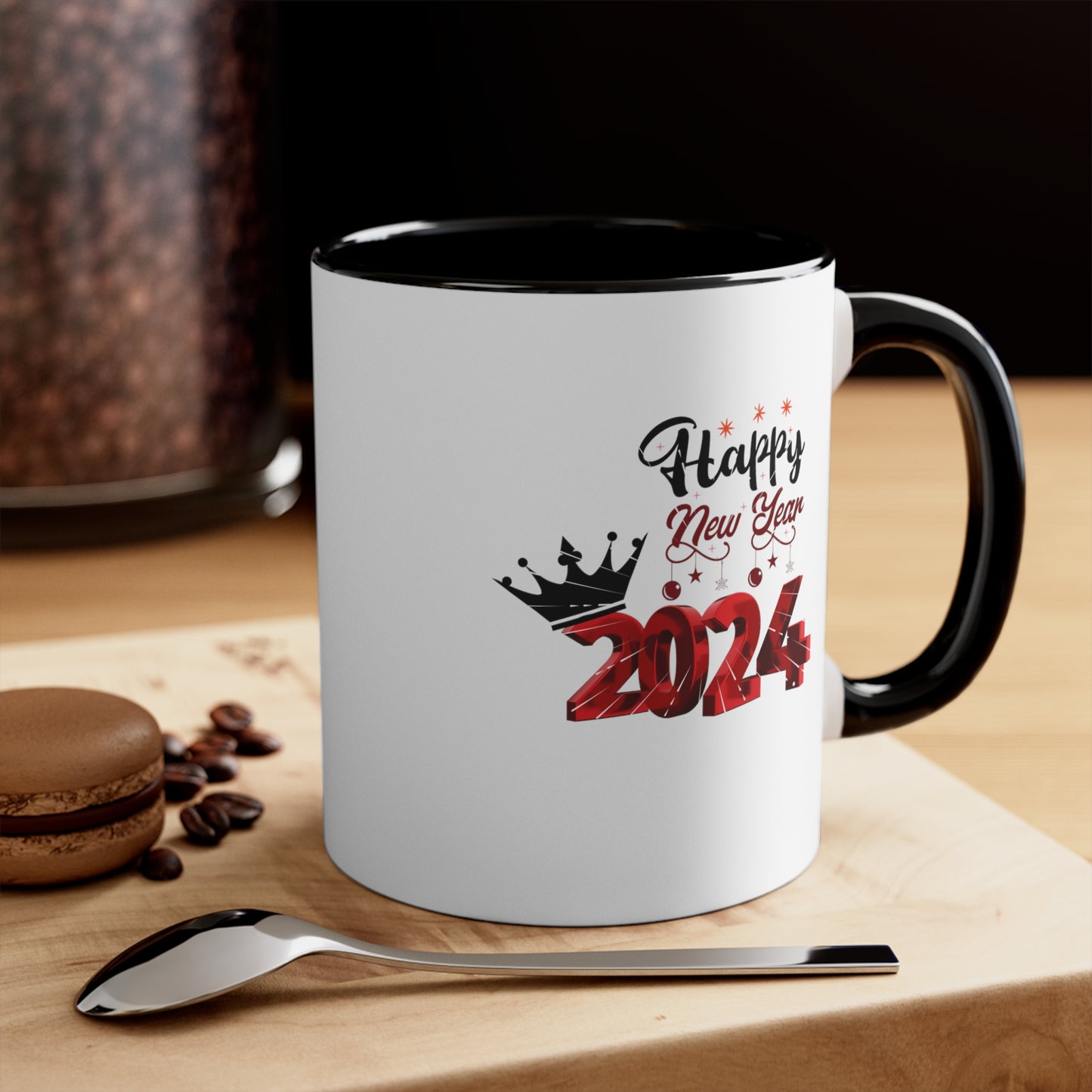 Happy New Year Accent Coffee Mug, 11oz