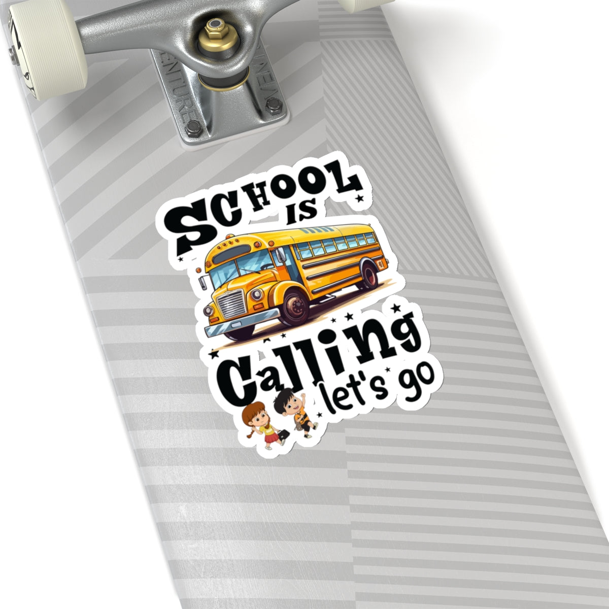 School Is Calling Back To School Kiss-Cut Stickers, First Grade Squad Kiss-Cut Stickers, Gift for First graders, Ready for School, Back to Learning.