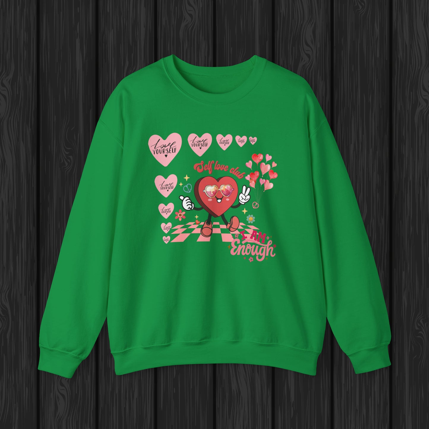 Happy valentines day Unisex Heavy Blend™ Crewneck Sweatshirt