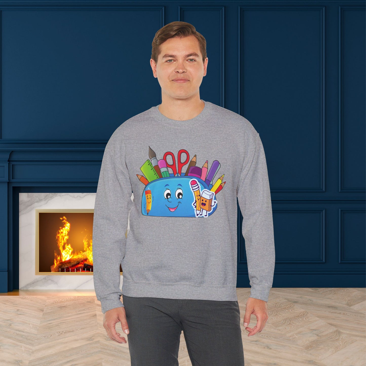 We Love Teachers Sweatshirt, Back To school unisex heavy blend crewneck sweatshirt, Teacher Back To school Sweatshirt. First Day Vibes Sweatshirt.