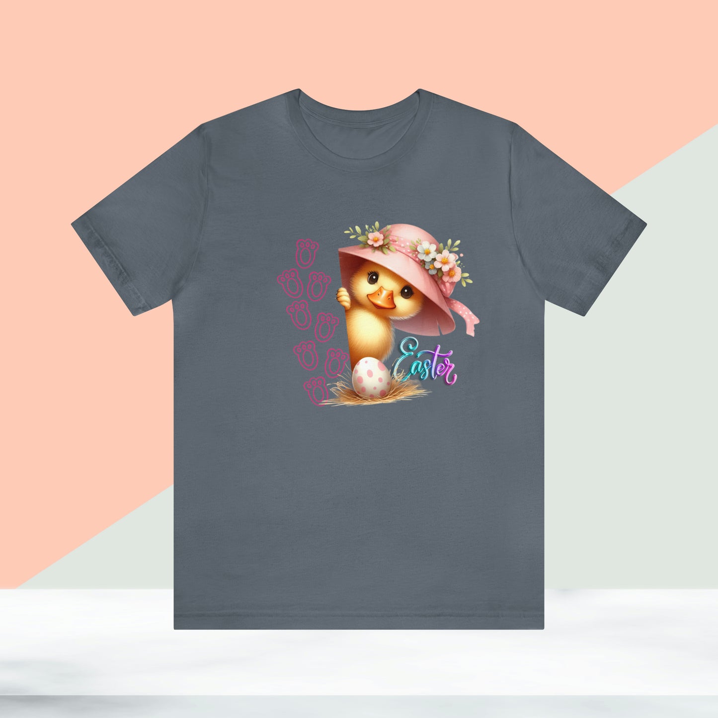 Happy Easter Unisex Jersey Short Sleeve Tee