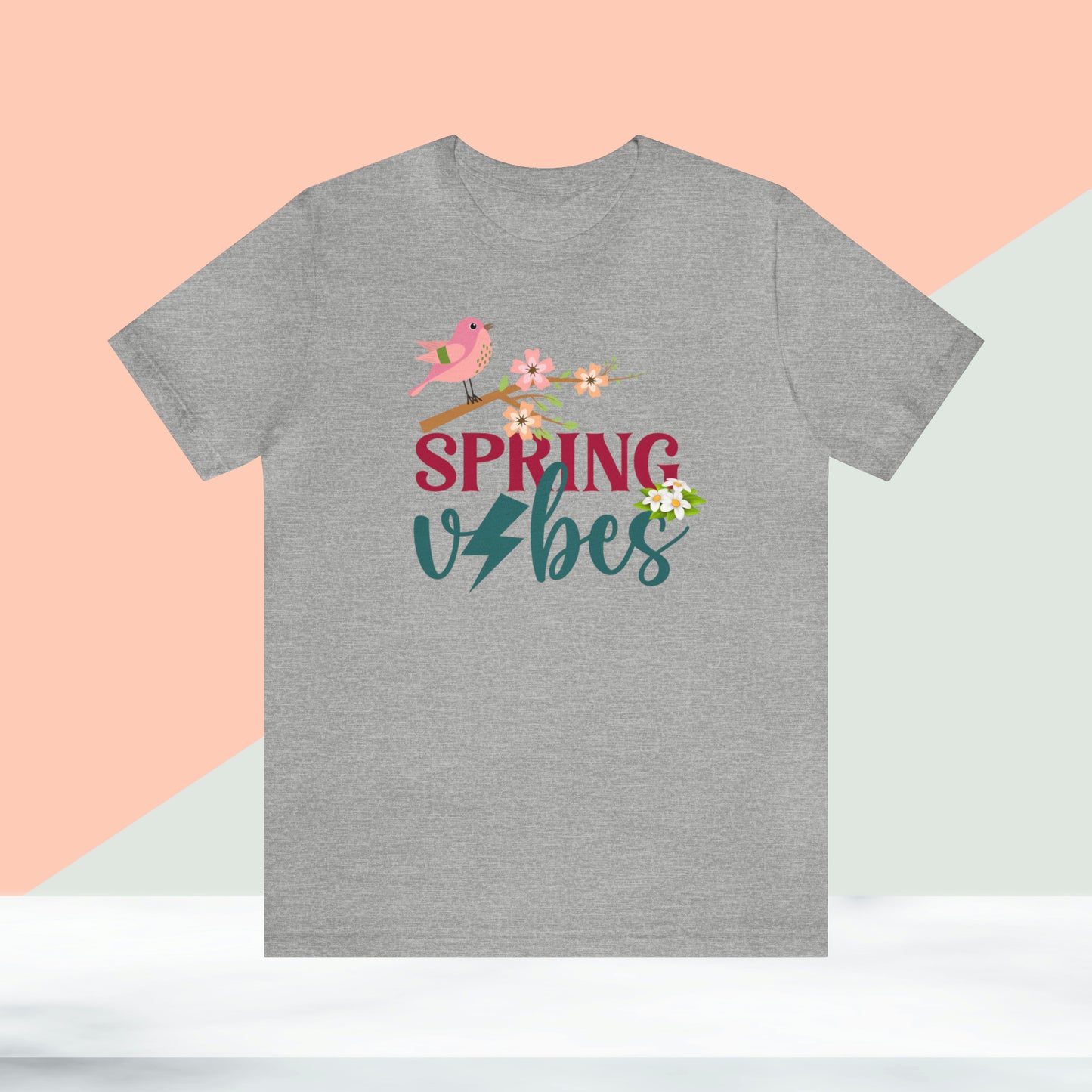 Spring Unisex T-shirt, Spring Vibes Trendy Shirt.