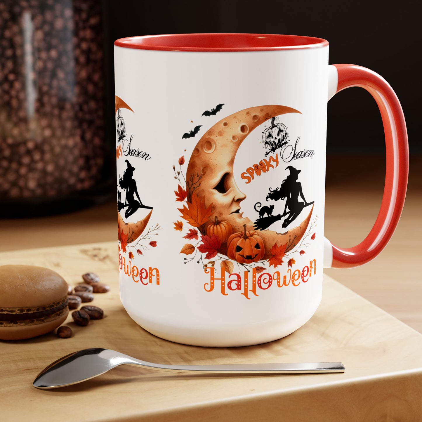 Happy Halloween Coffee Mug, Let's Go Halloween Coffee Mug, Trick or Treat Halloween Coffee Mug, Cute Skeleton Coffee Mug, Spooky Season Halloween Coffee Mug.
