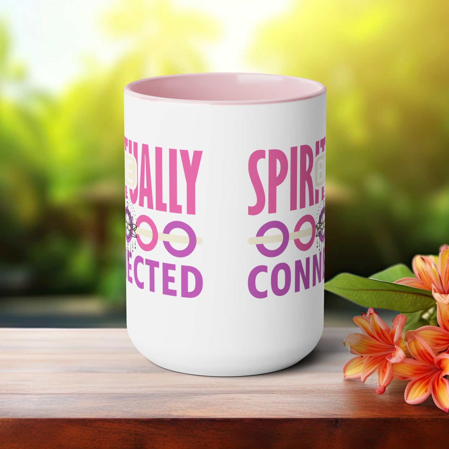 Be Spiritually Connected Yoga Coffee Mug, Cute Yoga Coffee Mug, Yoga lovers Coffee Mug, Yoga Instructor Gift, Gift For Yoga lover, Gift For Yogi.
