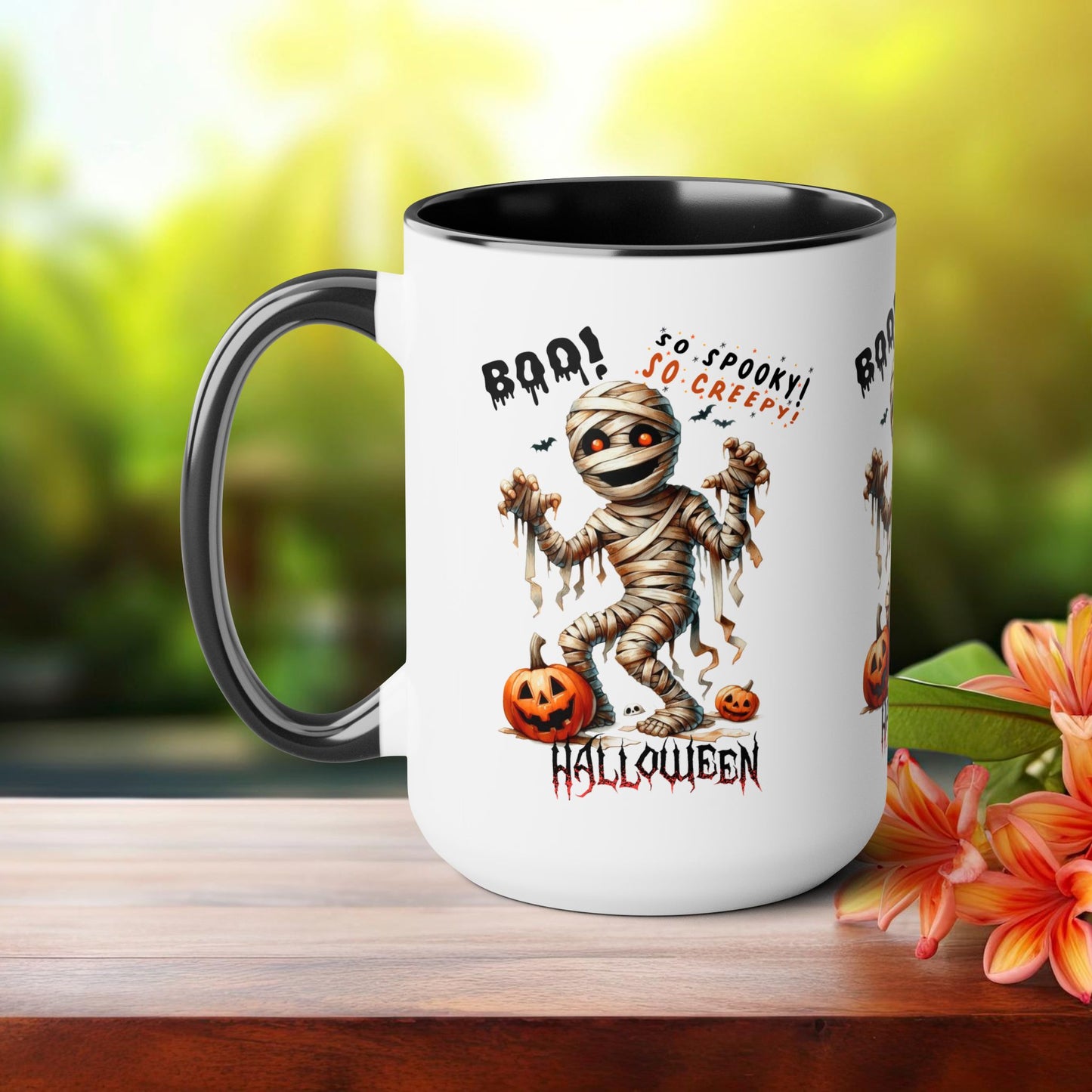 So Spooky So Creepy Halloween Coffee Mug, Let's Go Halloween Coffee Mug, Trick or Treat Halloween Coffee Mug, Cute Skeleton Coffee Mug, Spooky Season Halloween Coffee Mug.