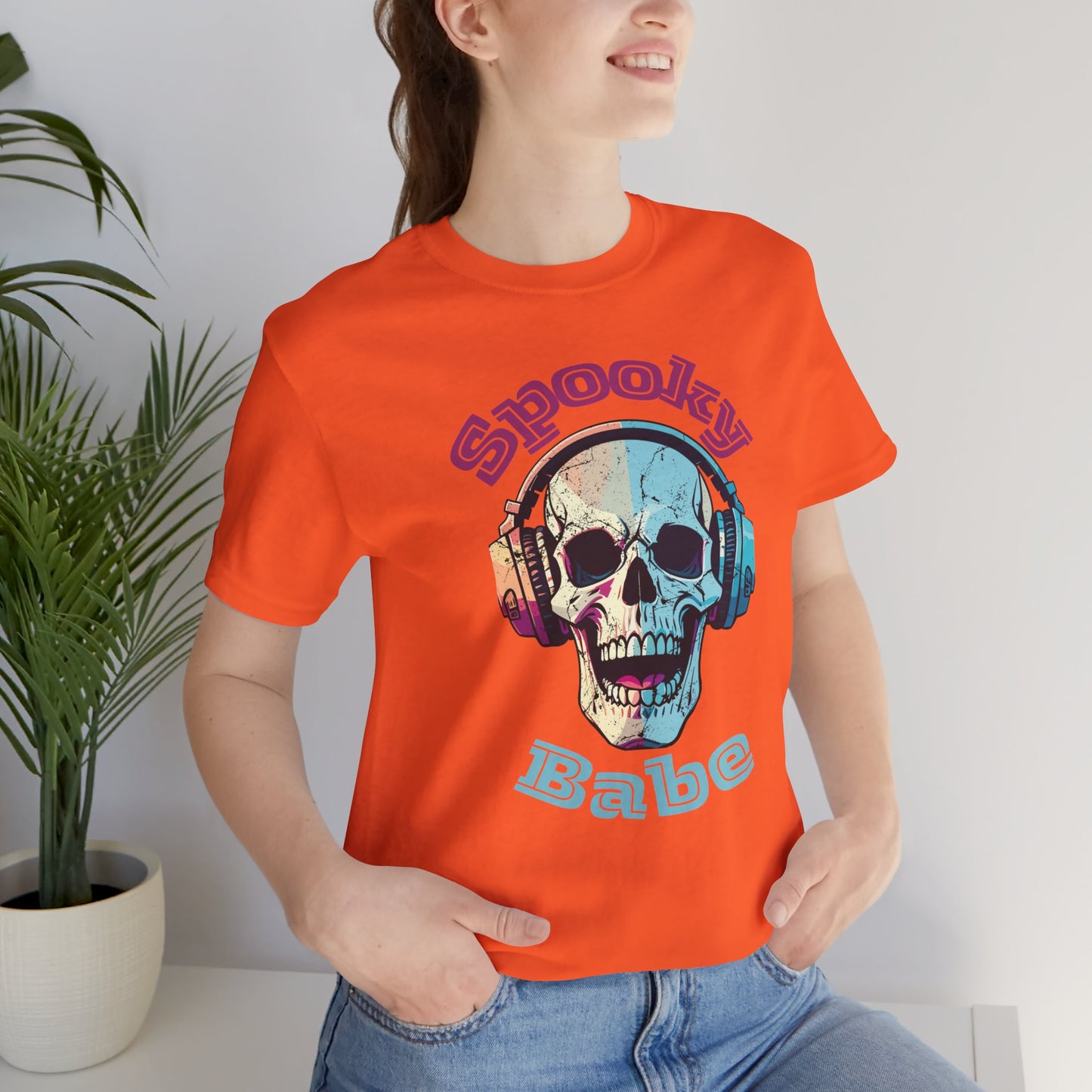 Spooky Babe Halloween T-shirt, Happy Halloween T-shirt, Trick Or Treat T-shirt, Halloween T-shirt, Cool Halloween T-shirt, Spooky T-shirt,