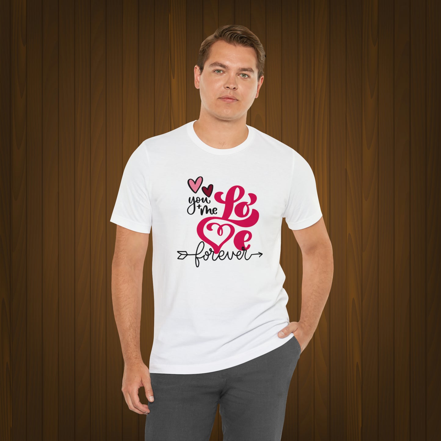 Happy valentines day Unisex Jersey Short Sleeve Tee