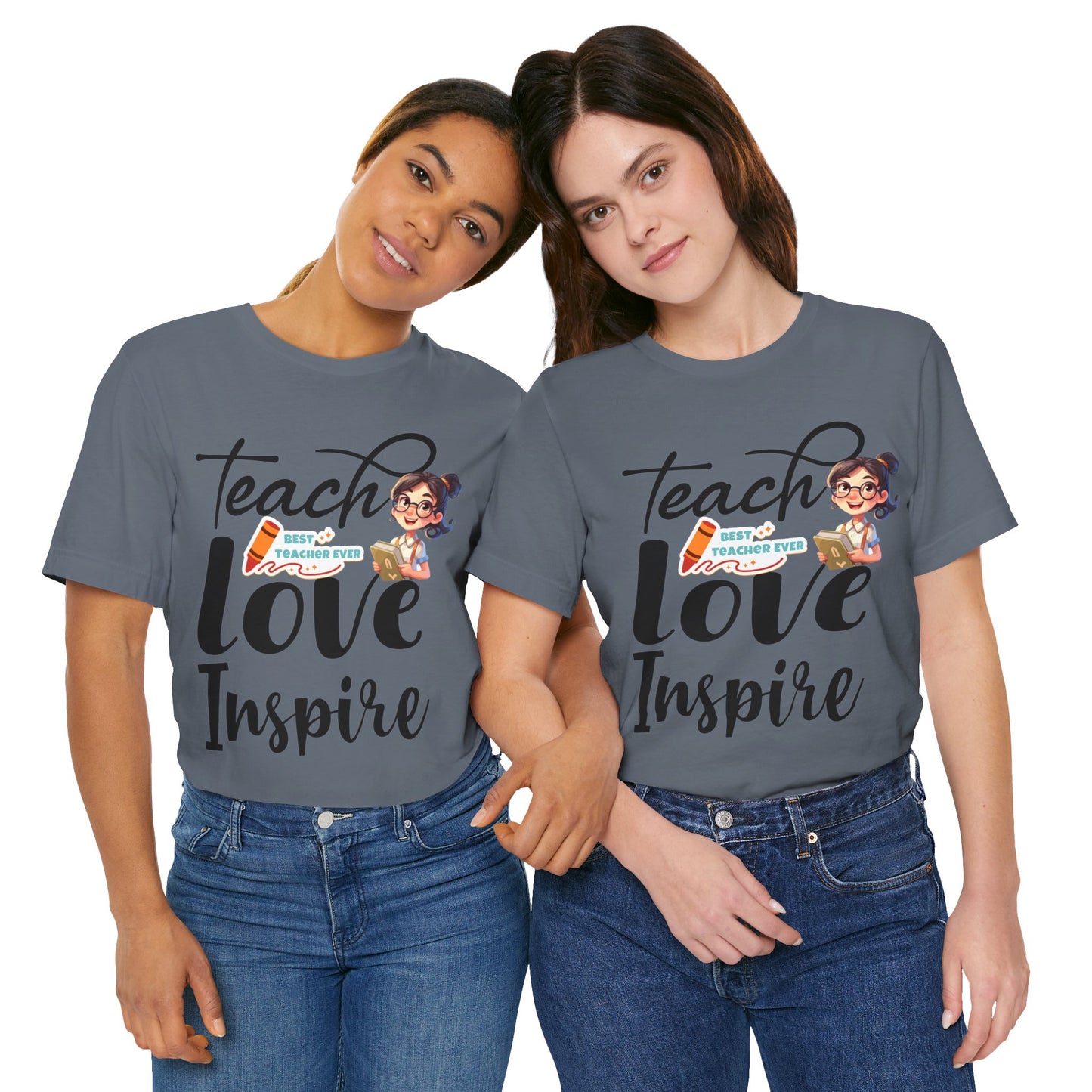 Teach Love Inspire T-shirt, Hello Teacher T-Shirt, Back To School T-Shirt, Teach Love Inspire Teacher Shirt, Teacher Back To school unisex jersey short sleeve.First Day Vibes T-Shirt.