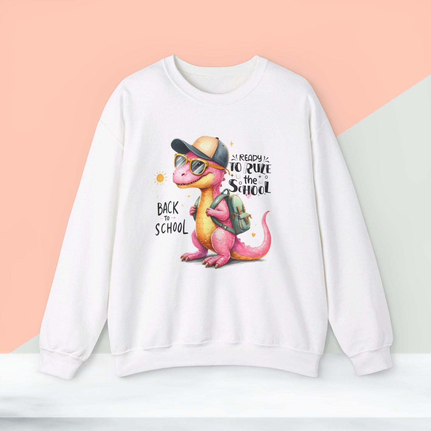Back To school unisex heavy blend crewneck sweatshirt, We Love Teachers Sweatshirt,Teacher Back To school Sweatshirt. First Day Vibes Sweatshirt.