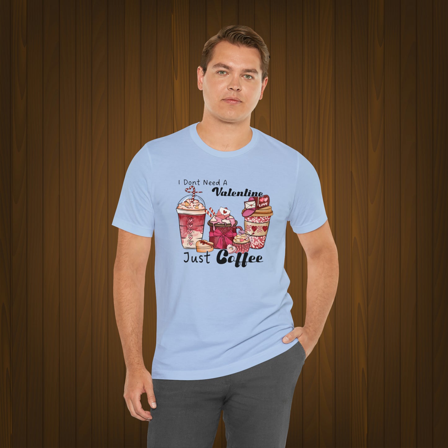 Happy valentines day Unisex Jersey Short Sleeve Tee